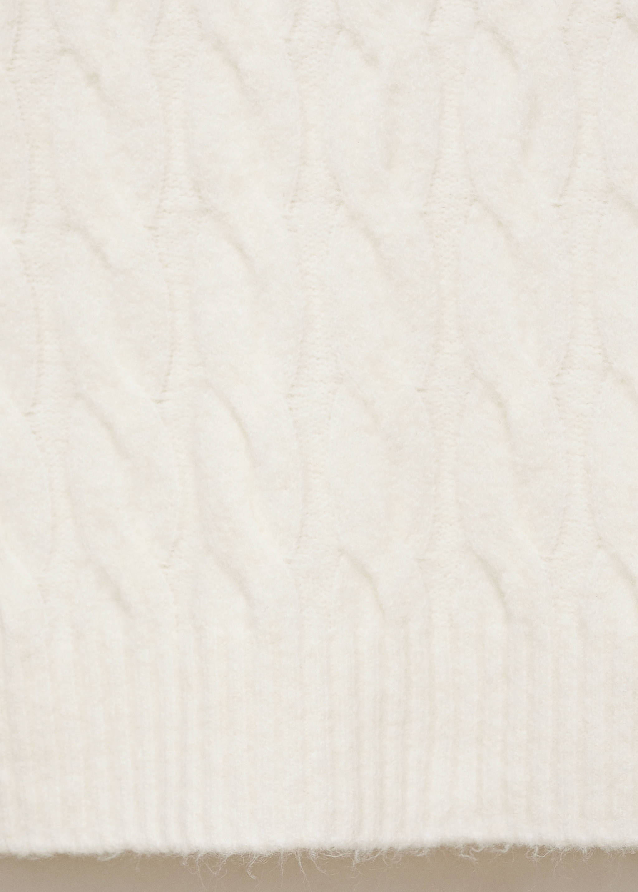 Flätstickad tröja huva - Detaljer om artikeln 0