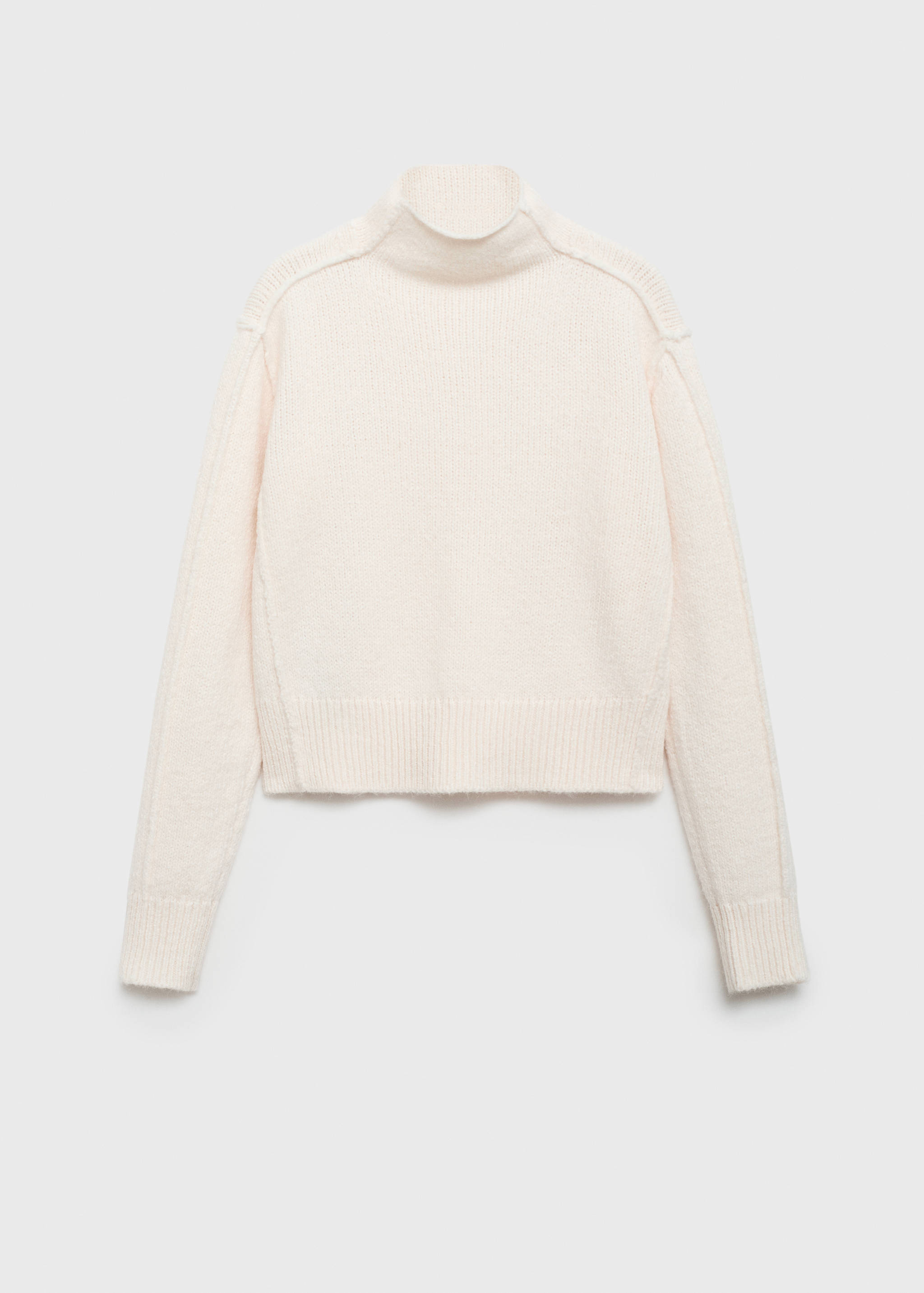 Pullover collo perkins cuciture - Articolo senza modello