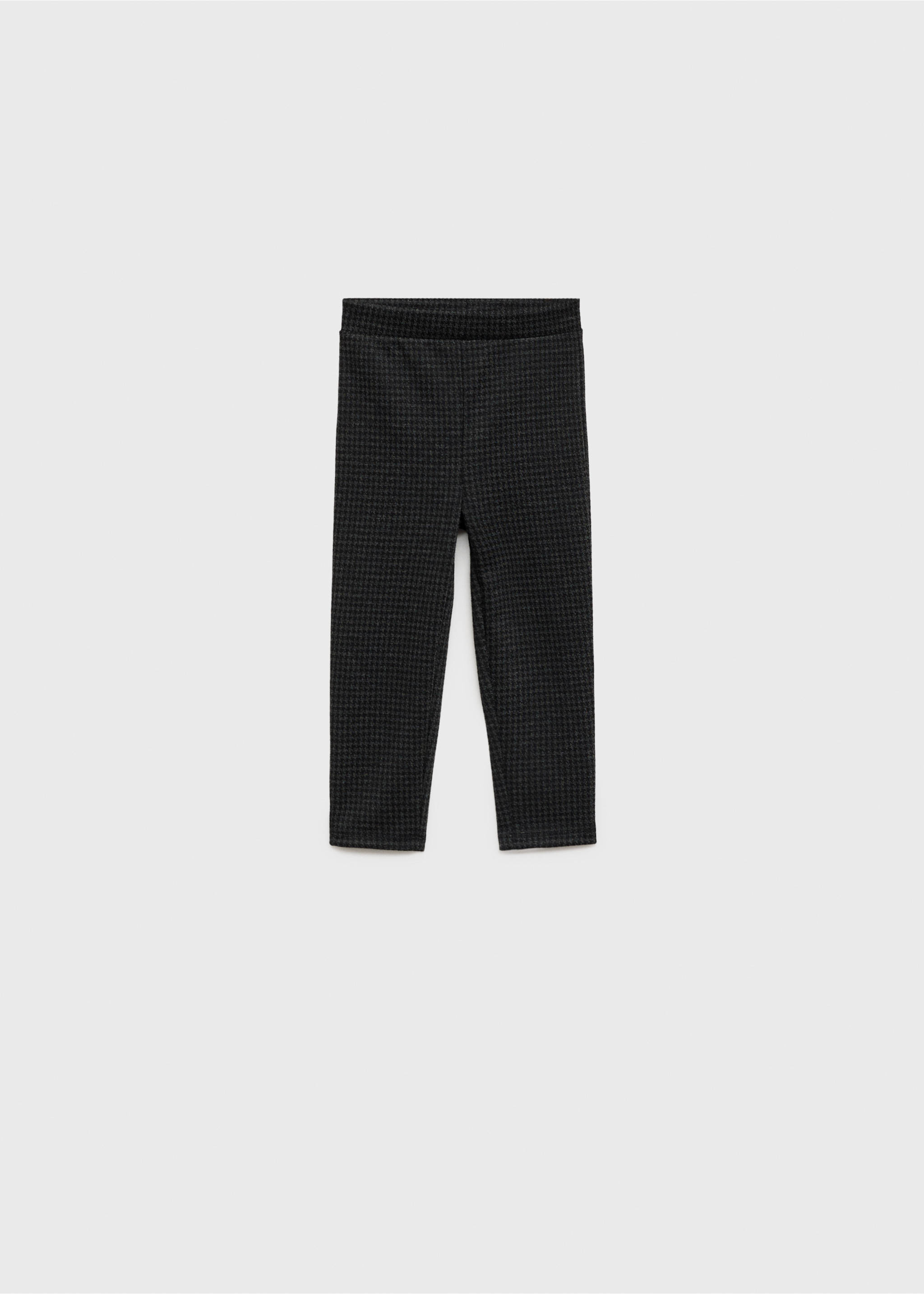 Houndstooth leggings - Article without model, Charcoal. Ref: 77028279-00.