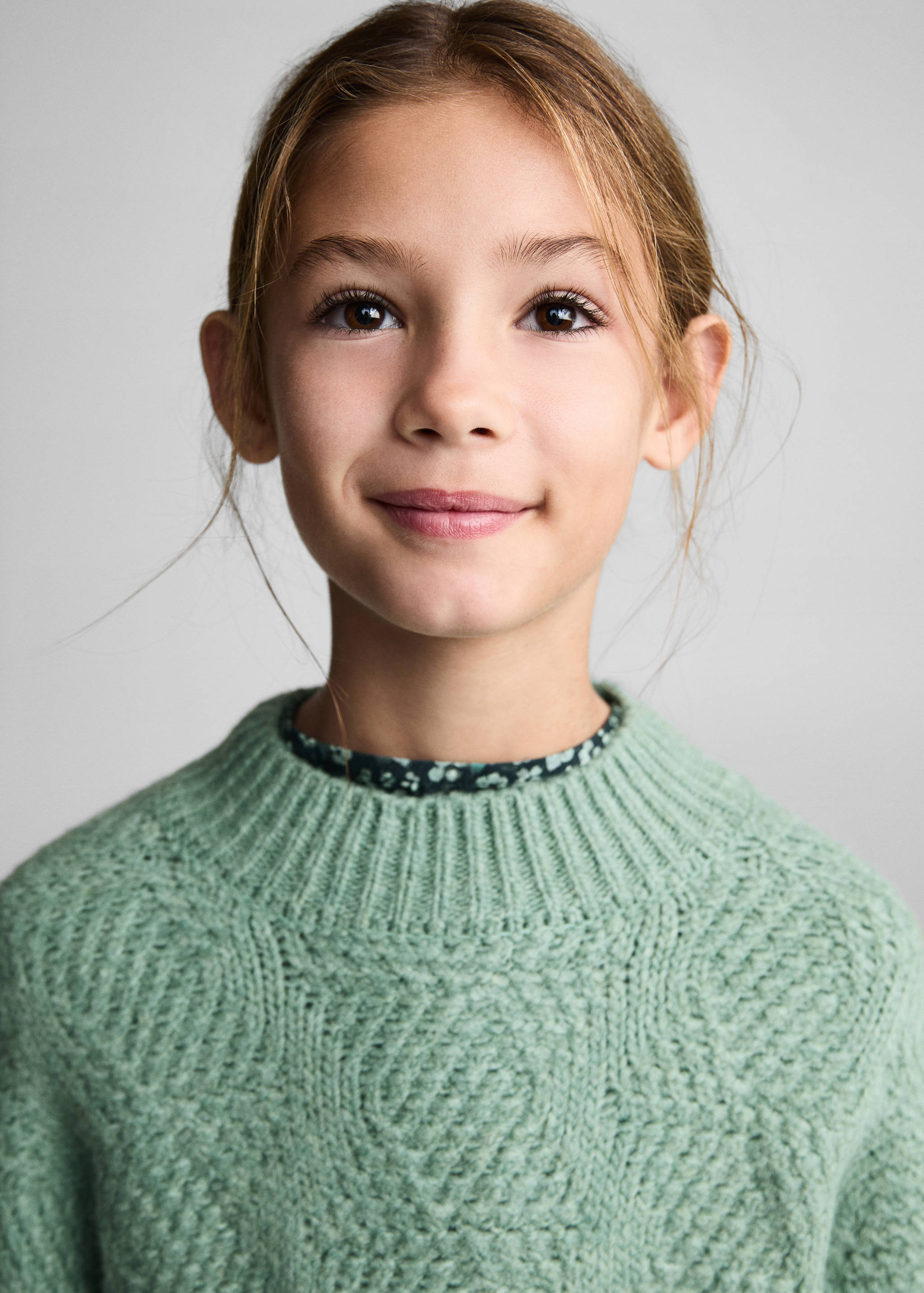 Strickpullover mit halbhohem Kragen - Detail des Artikels 1