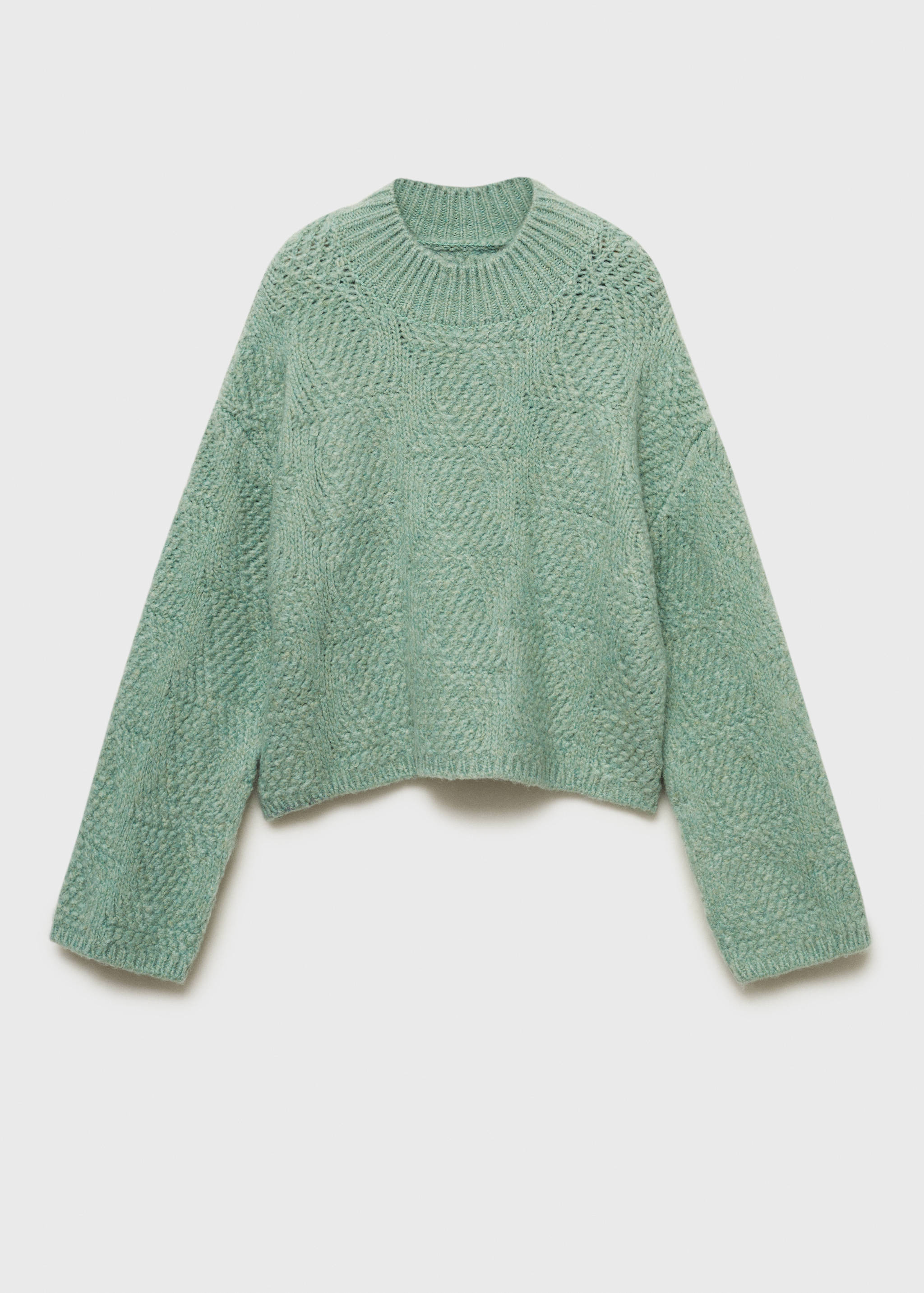 Strickpullover mit halbhohem Kragen - Artikel ohne Model