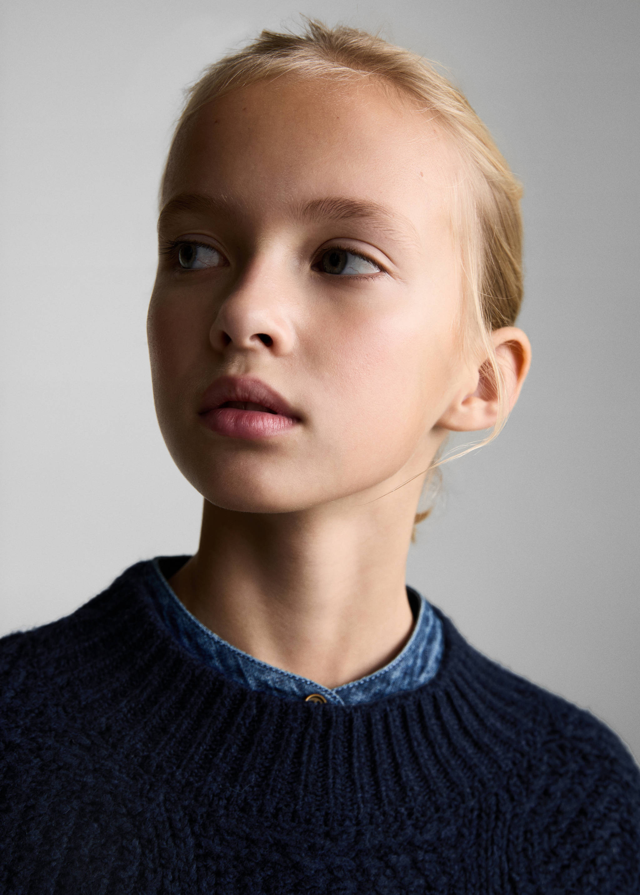 Strickpullover mit halbhohem Kragen - Detail des Artikels 1