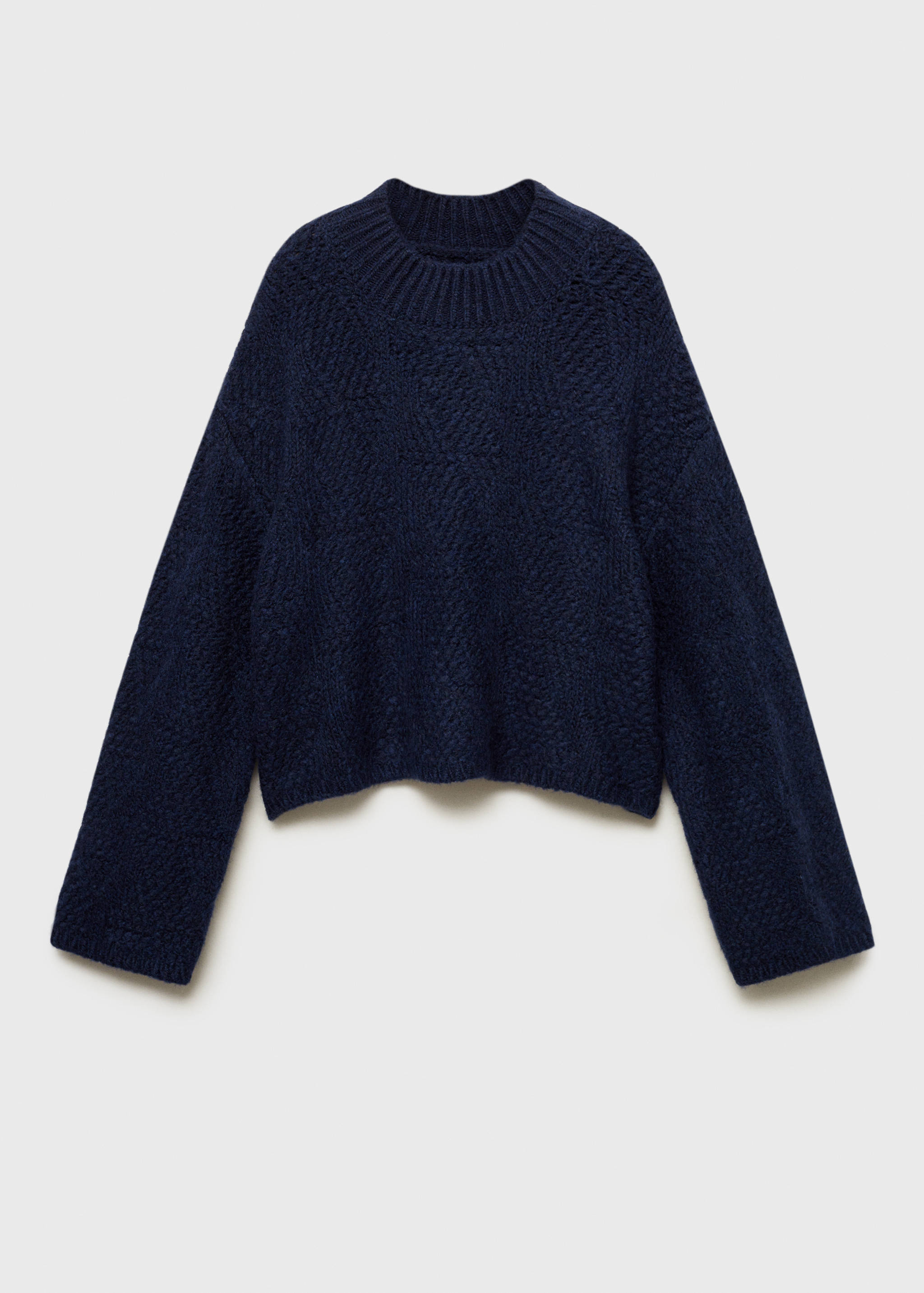 Strickpullover mit halbhohem Kragen - Artikel ohne Model