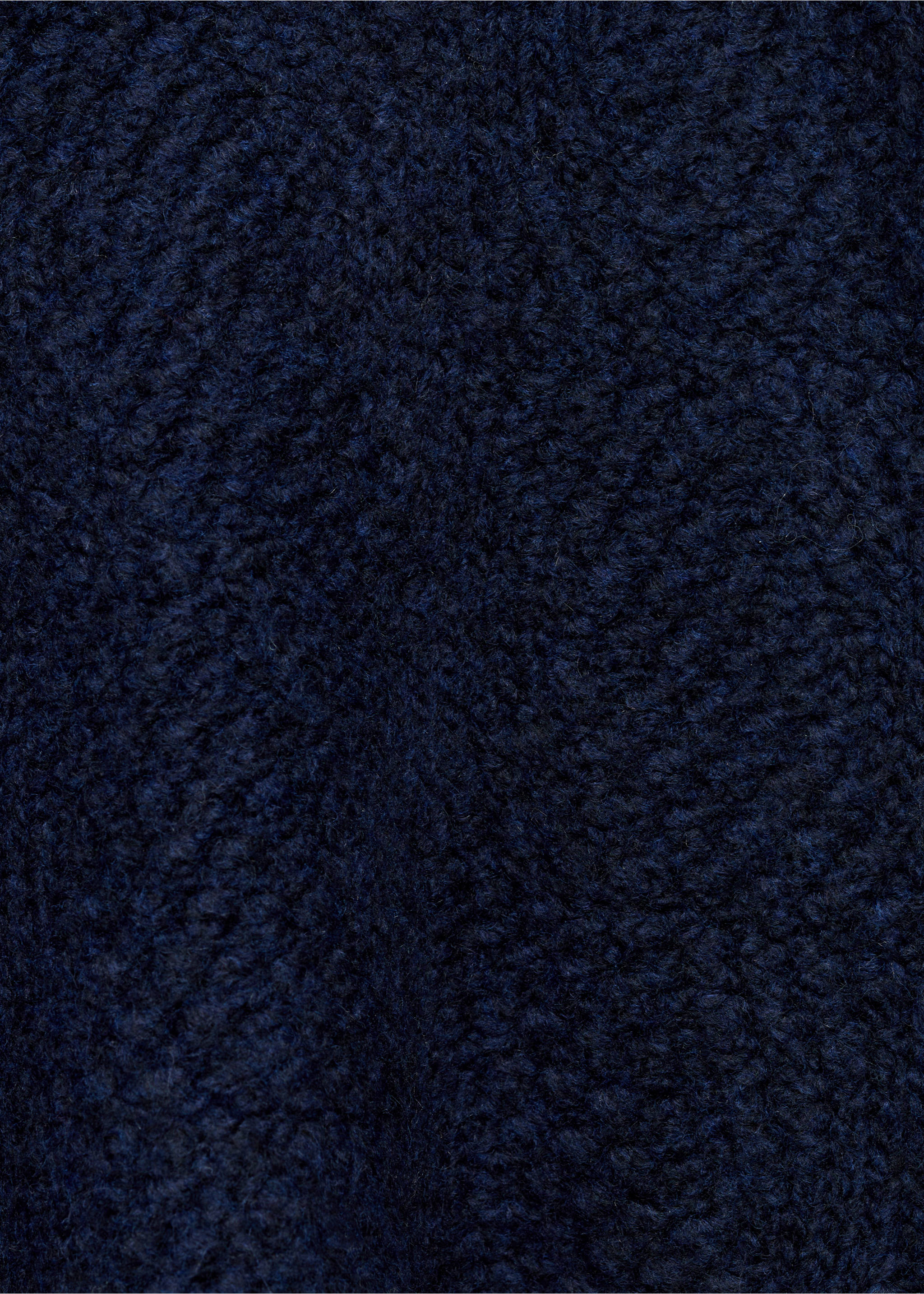 Strickpullover mit halbhohem Kragen - Detail des Artikels 0, Dunkles Marineblau. Ref: 77028280-00.