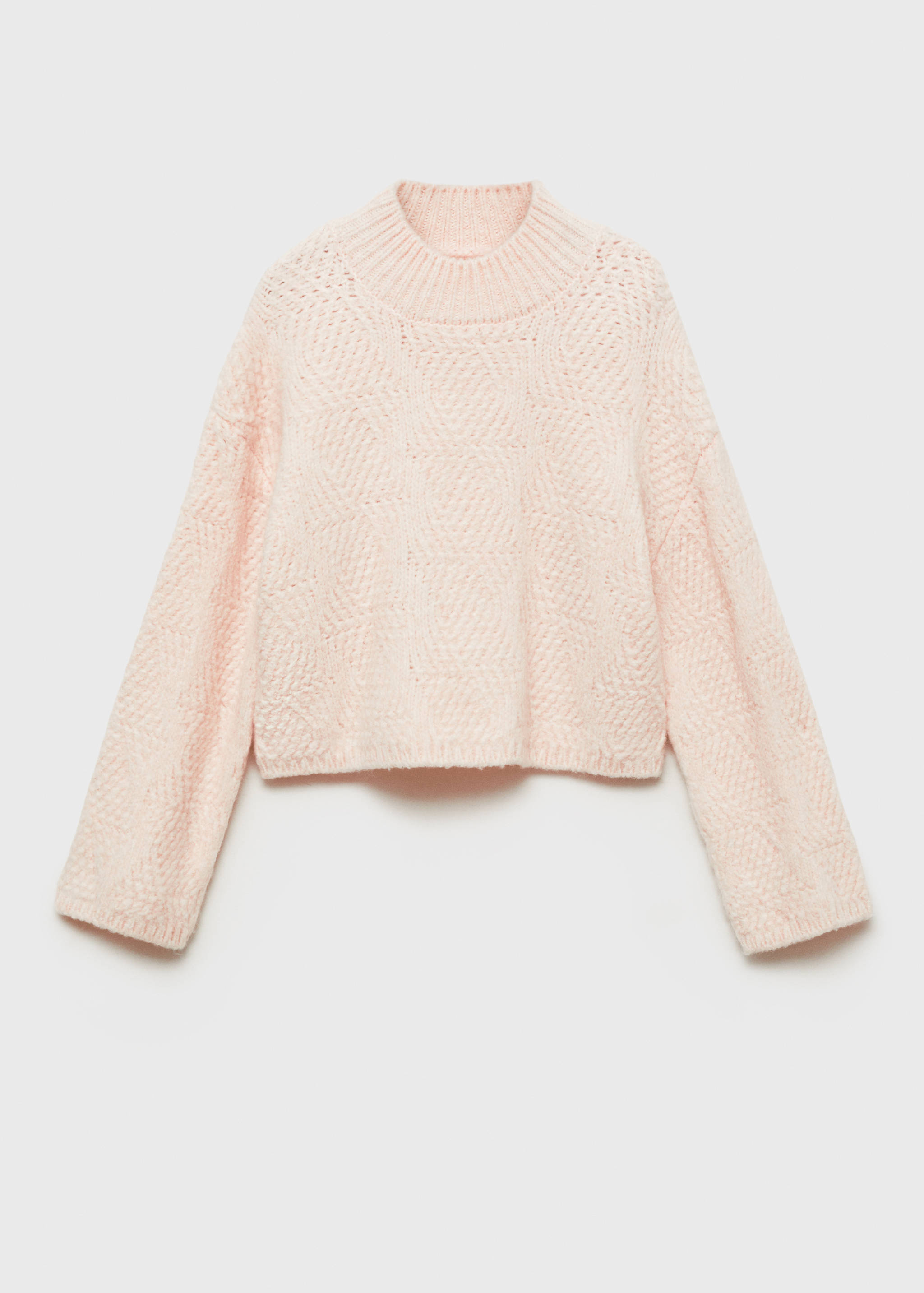 Strickpullover mit halbhohem Kragen - Artikel ohne Model