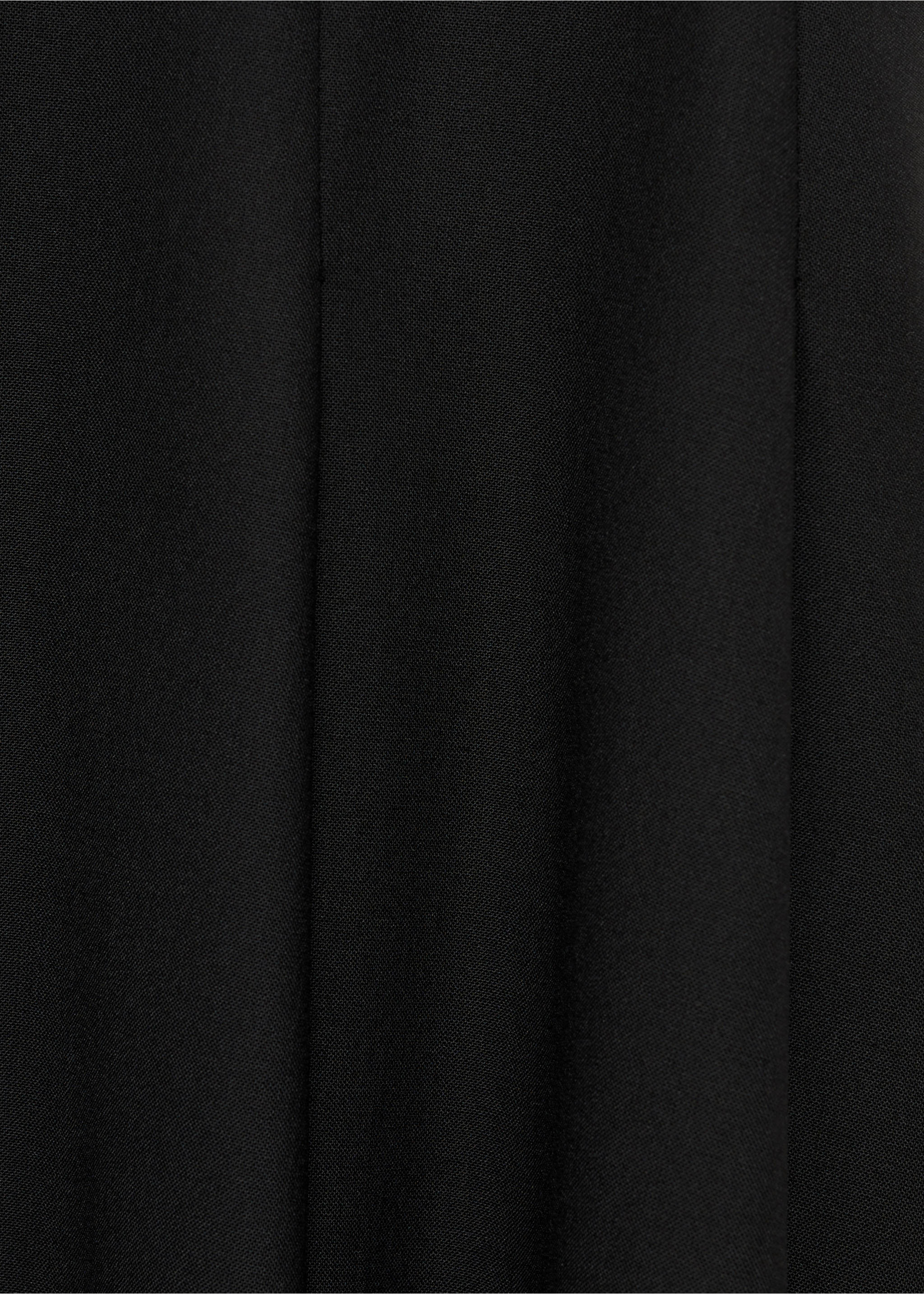 Falda larga evasé - Detalle del artículo 8, Negro. Ref: 77028284-00.