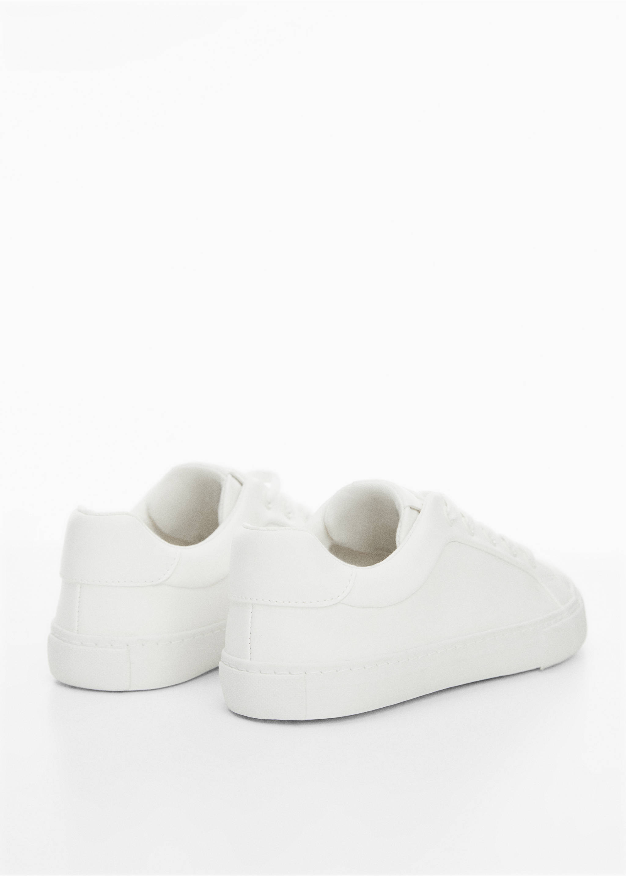 Geschnürte Basic-Sneakers - Detail des Artikels 1, Weiß. Ref: 77028637-00.