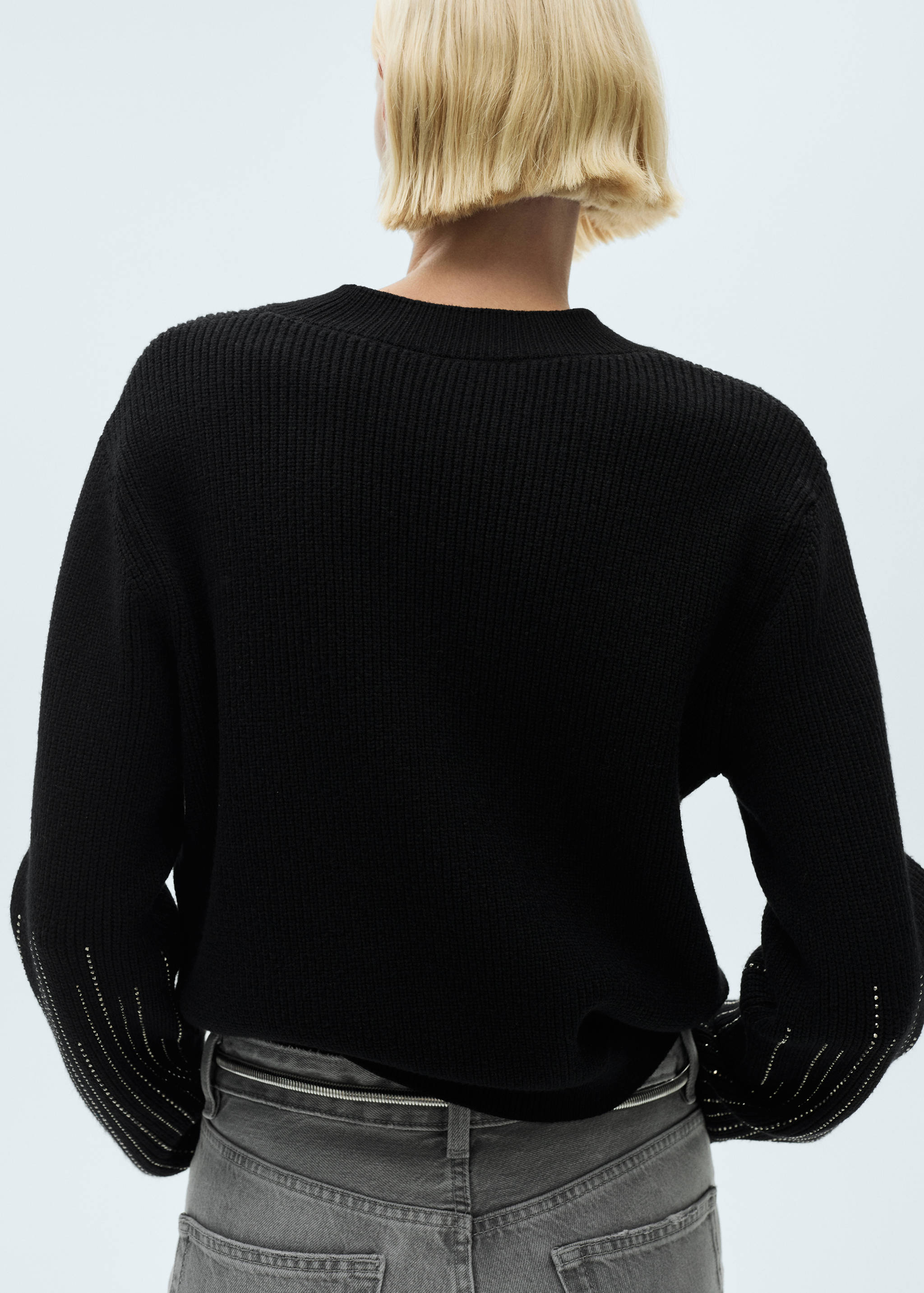 Jersey detalles strass - Reverso del artículo