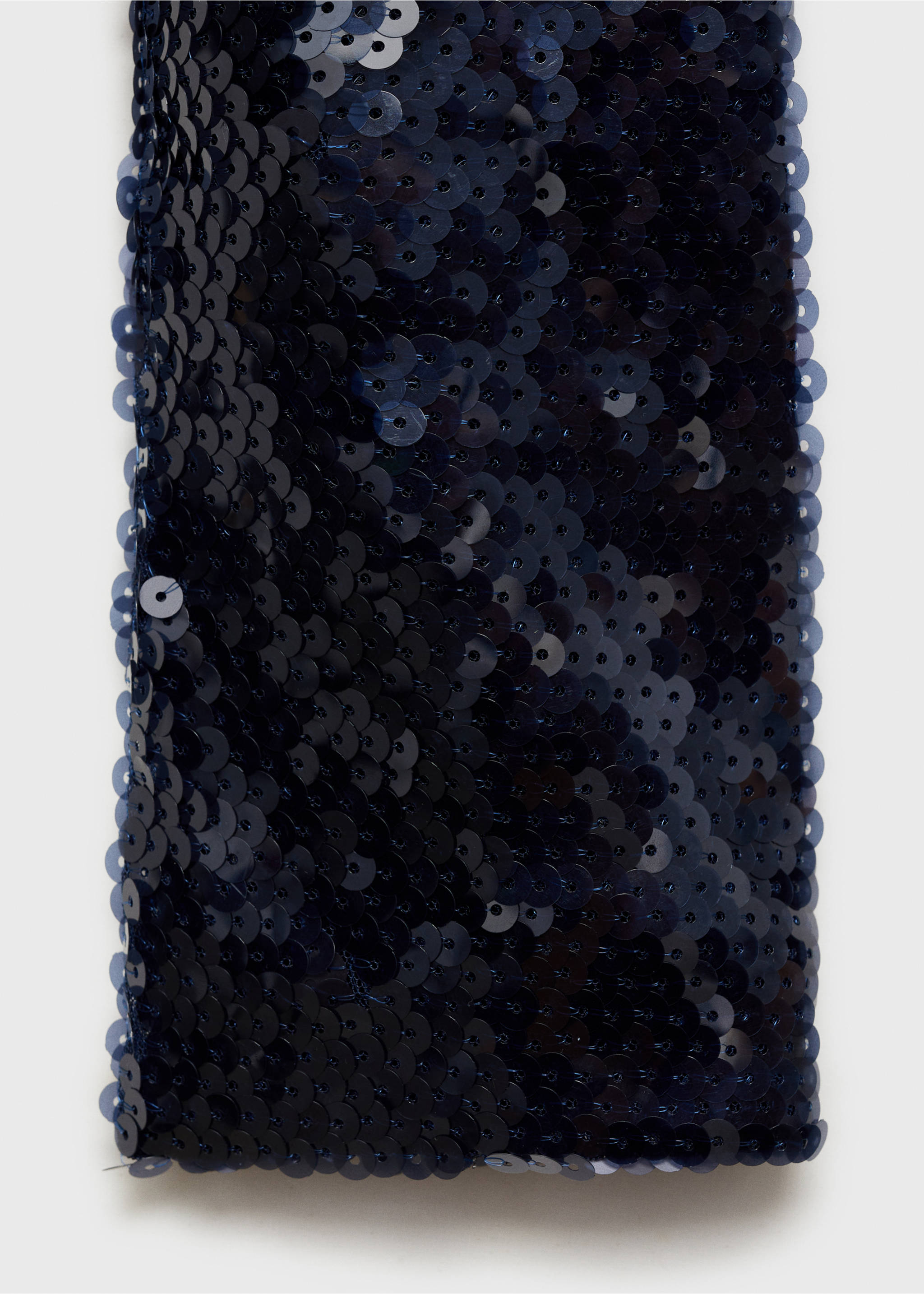 Blouse paillettes épaules dénudées - Détail de l'article 0, Bleu. Ref: 77029058-00.