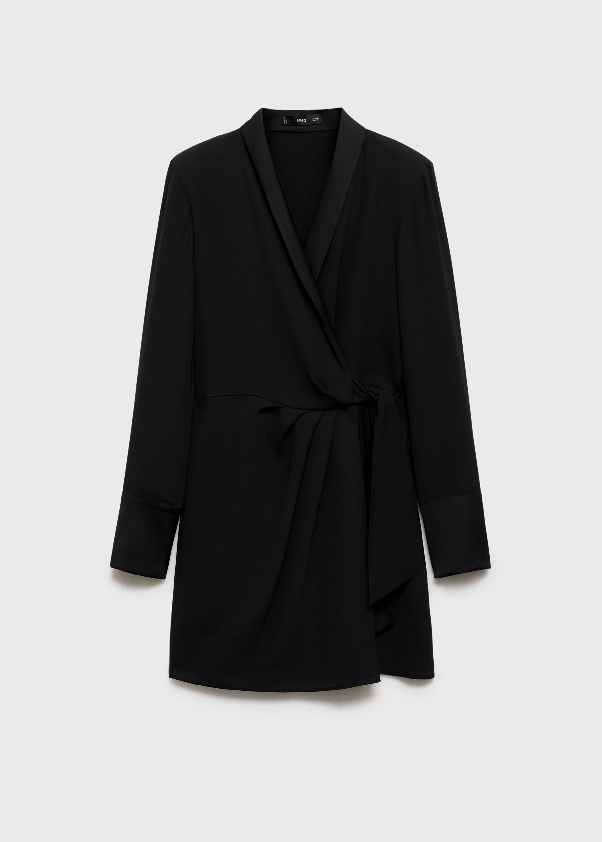 Vestito incrociato fiocco - Articolo senza modello