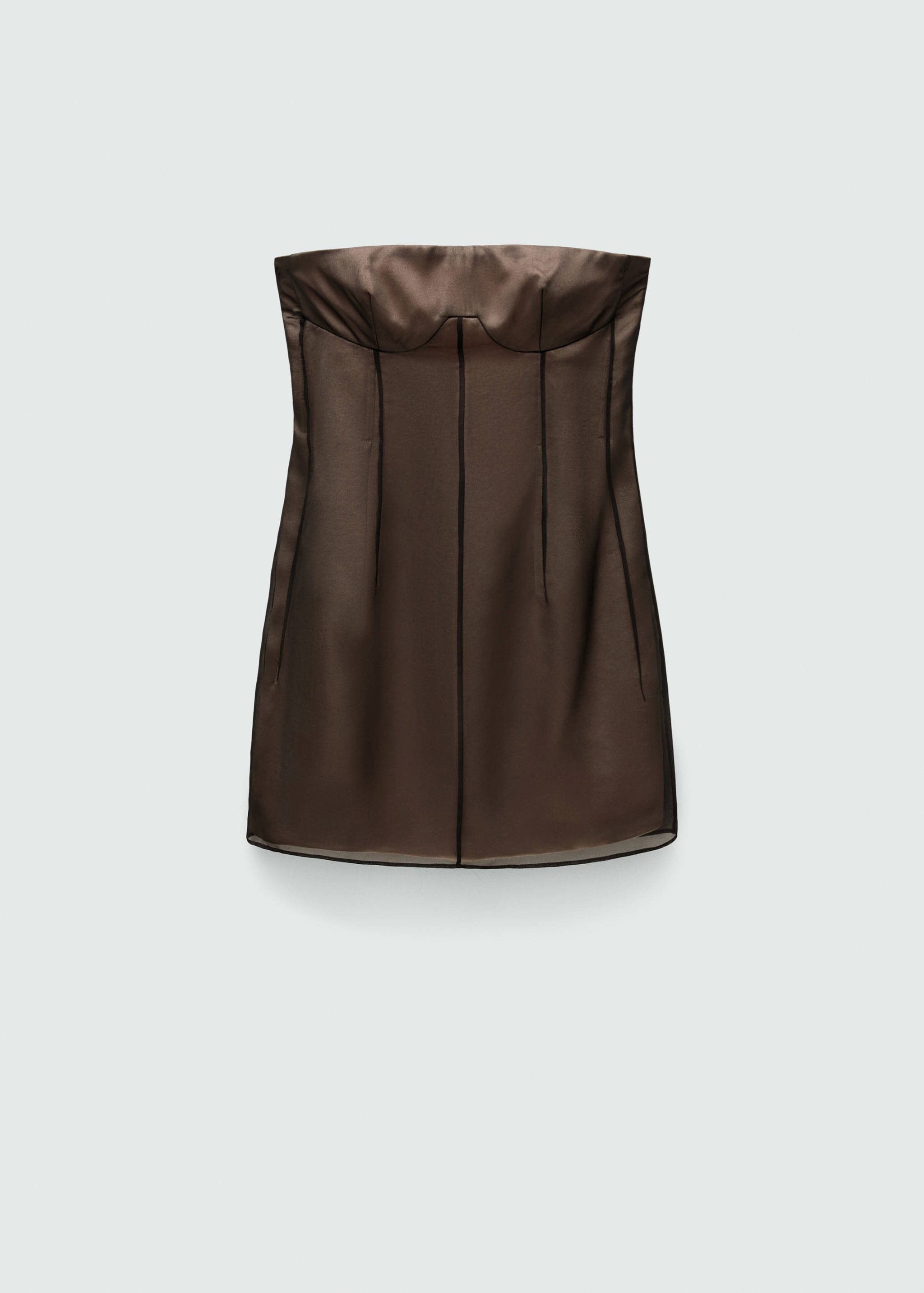 Vestido corto escote corsetero - Artículo sin modelo