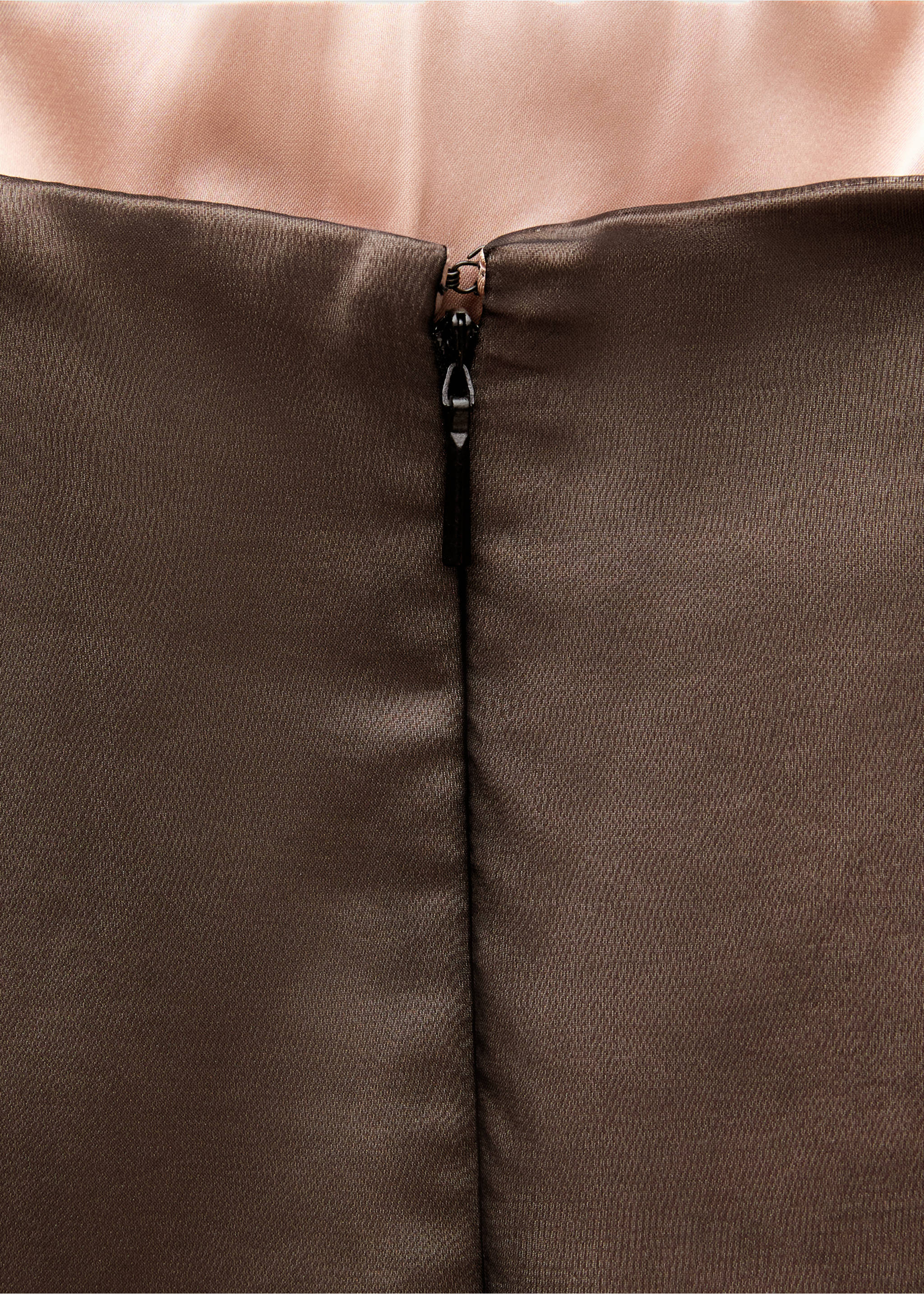 Kratka haljina s korzet dekolteom - Detalji artikla 0, Crna. Ref: 77029062-00.