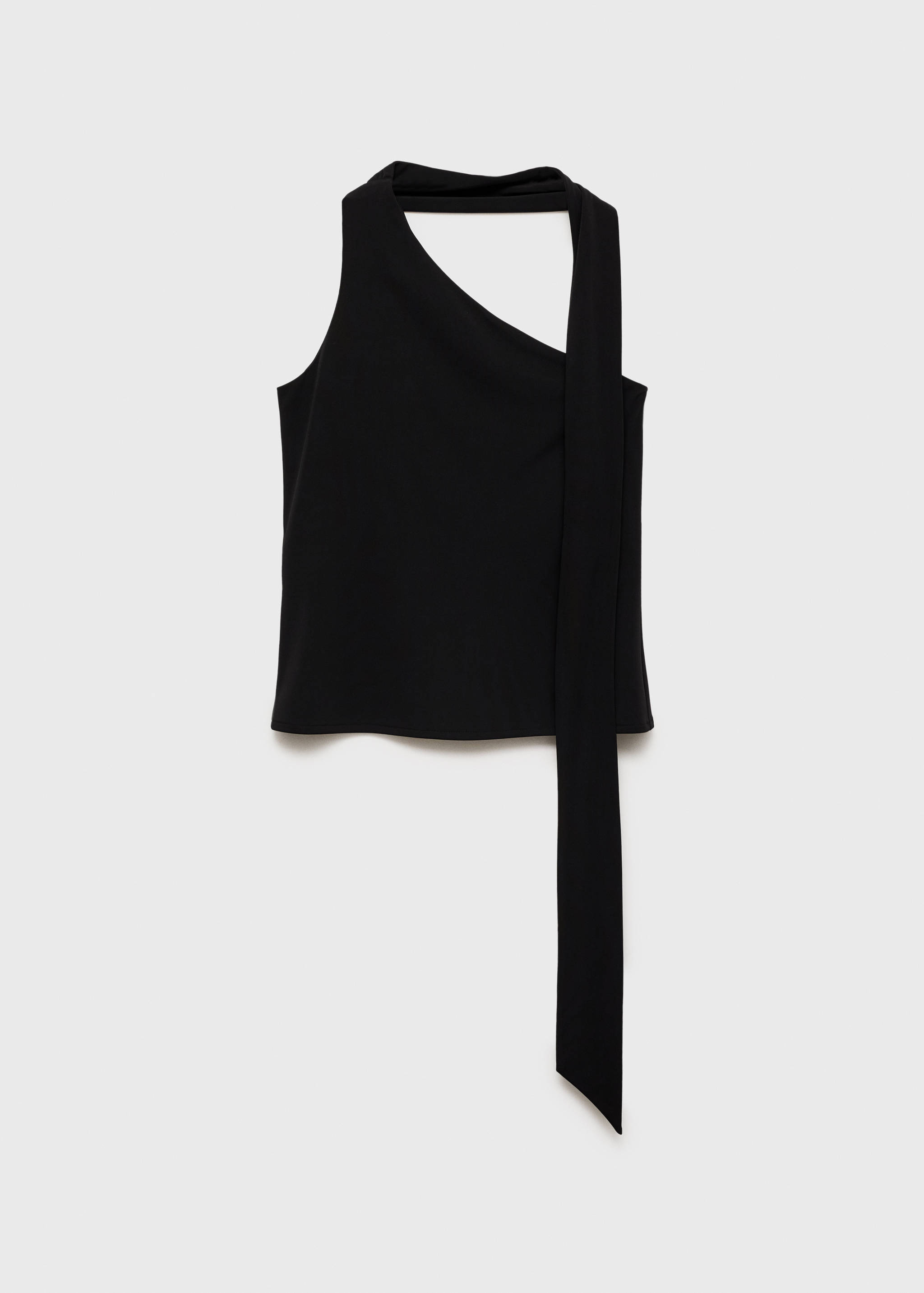 Top asimétrico cuello choker - Artículo sin modelo