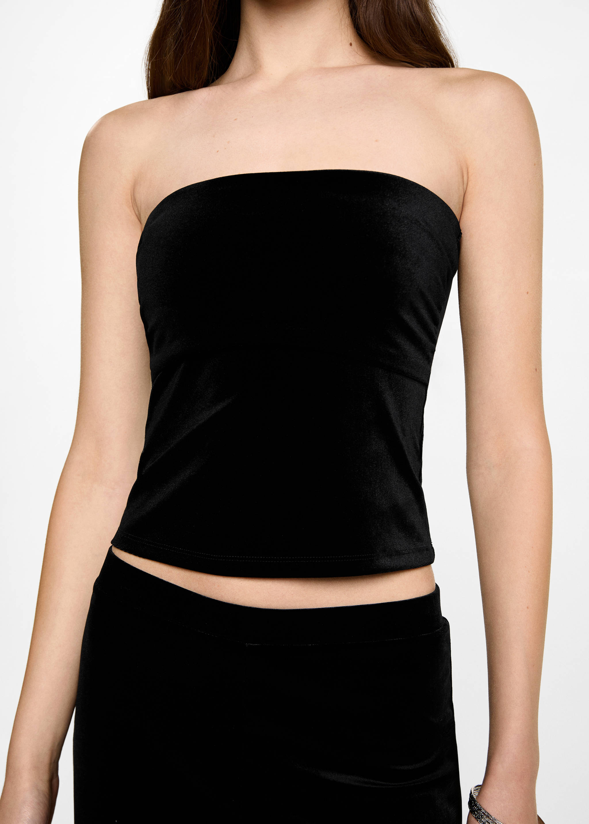 Bandeau-Top aus Samt - Detail des Artikels 6