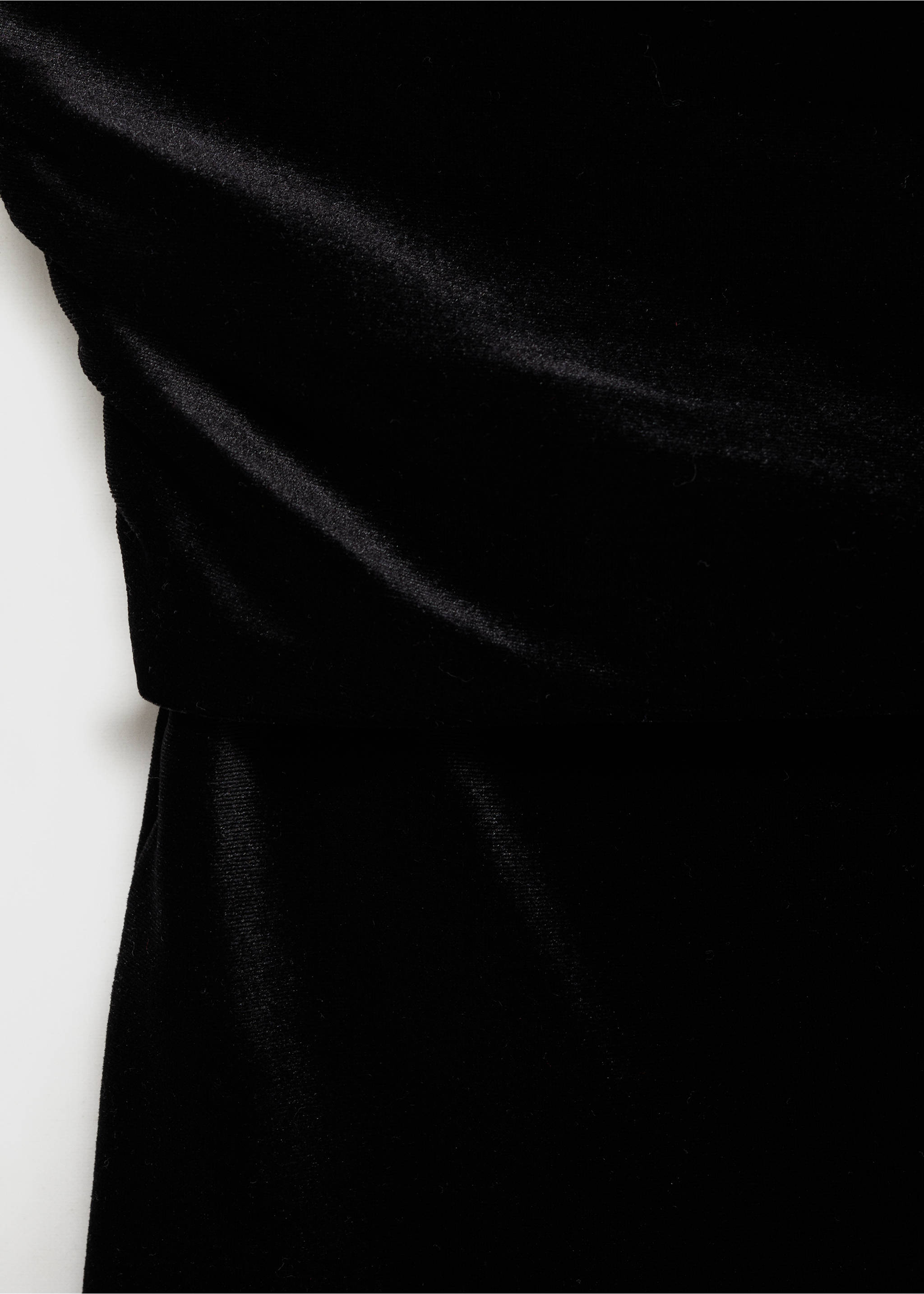 Bandeau-Top aus Samt - Detail des Artikels 8, Schwarz. Ref: 77029066-00.