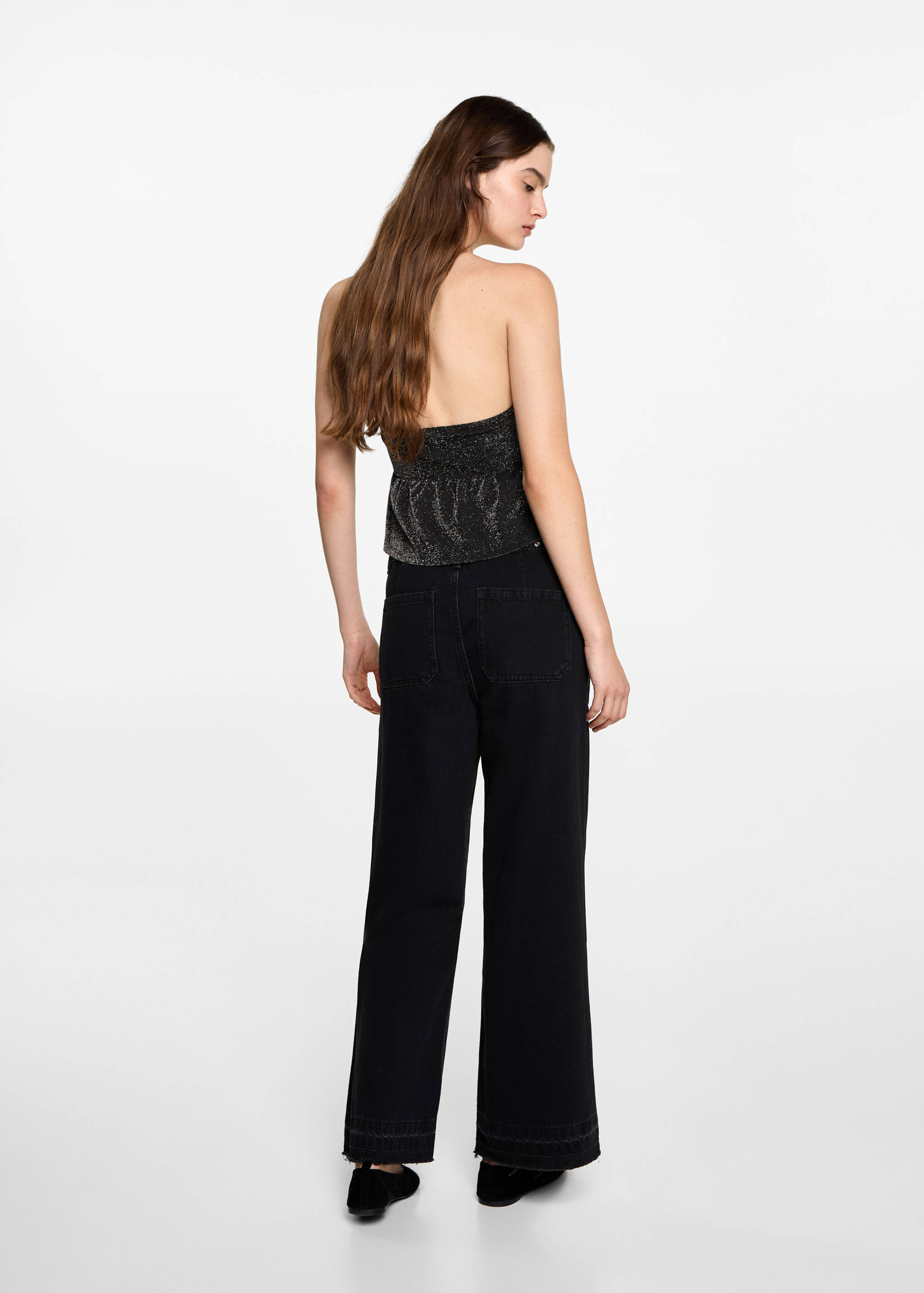 Top halter punto lúrex - Reverso del artículo