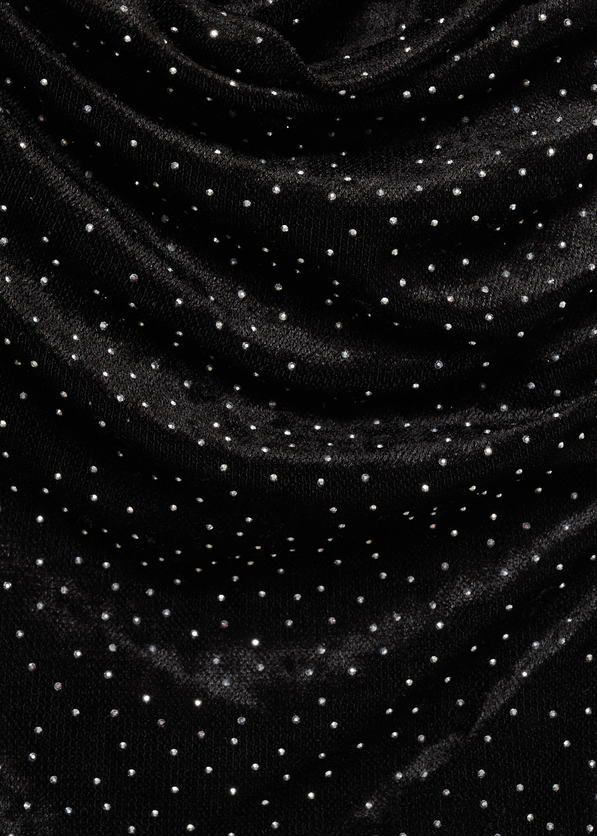 Knitted top with rhinestone detail - Details of the article 8