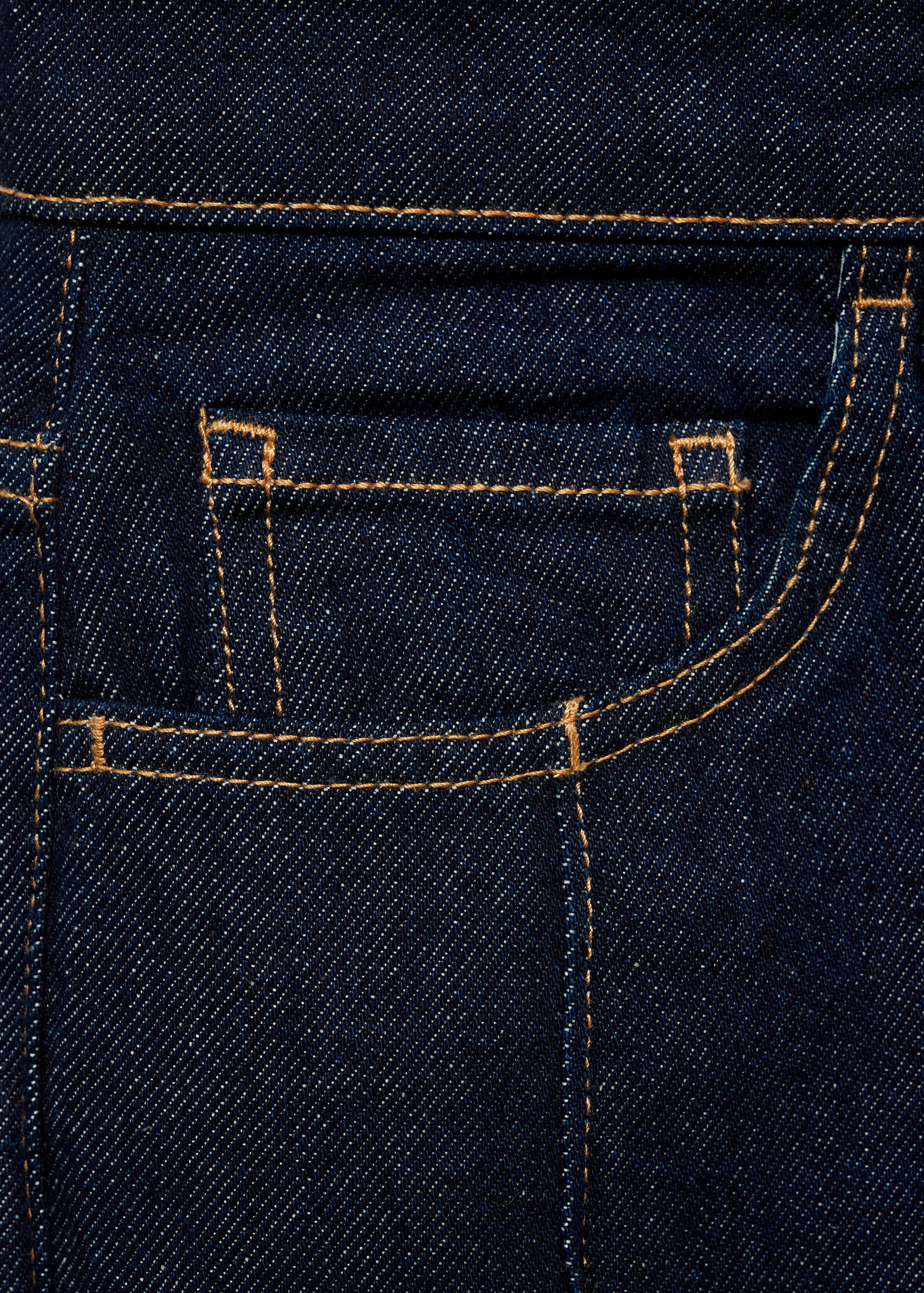 Jean droit rinse wash coutures - Détail de l'article 8