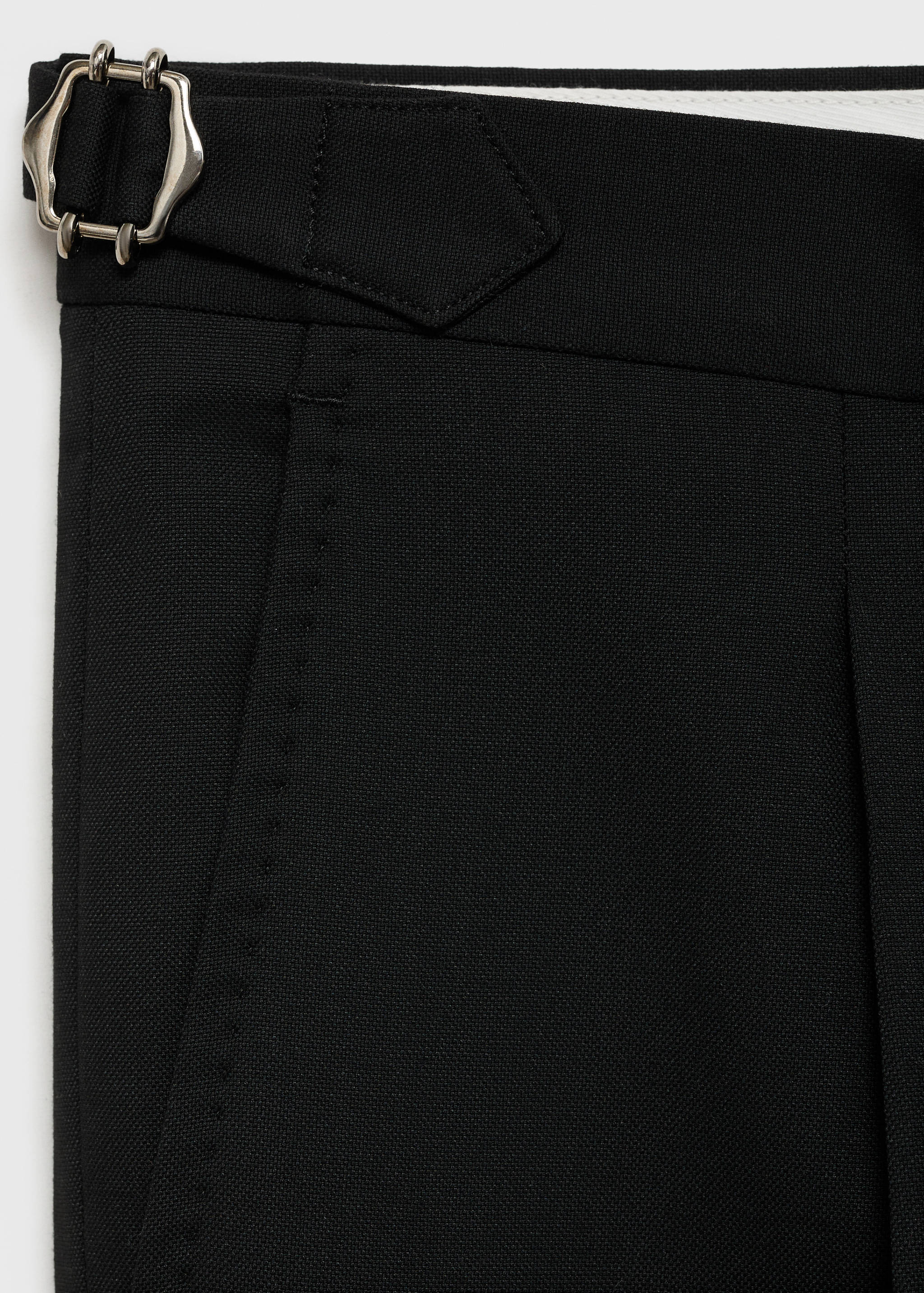 Slim-fit tuxedo suit trousers - Details of the article 0