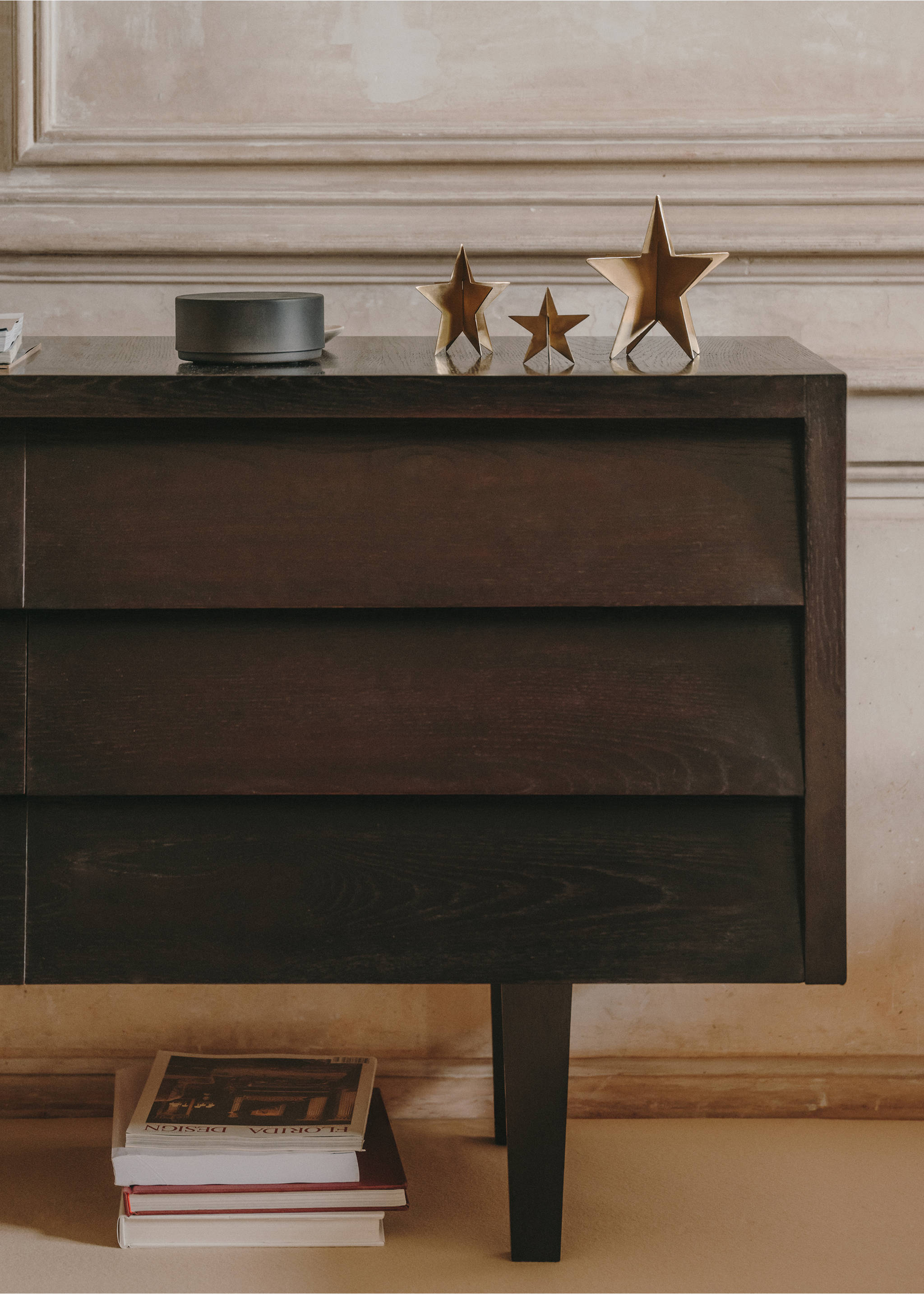 Star decoration - Details of the article 6, Gold. Ref: 77029232-00.