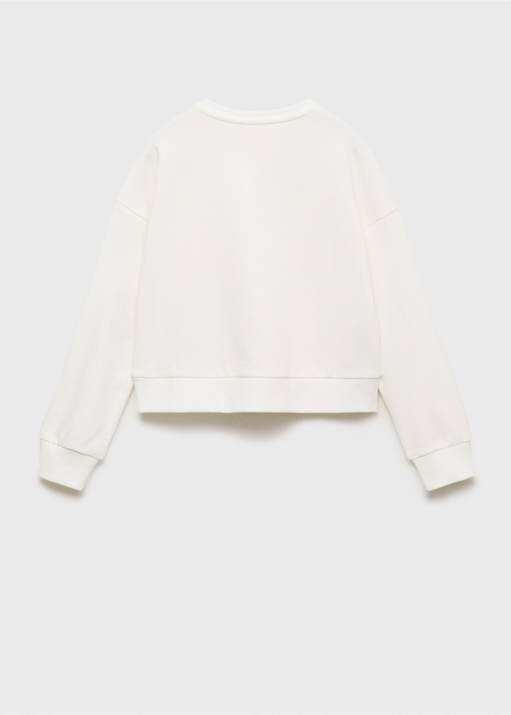 Sequin sweatshirt - Reverse of the article, Off White. Ref: 77029234-00.