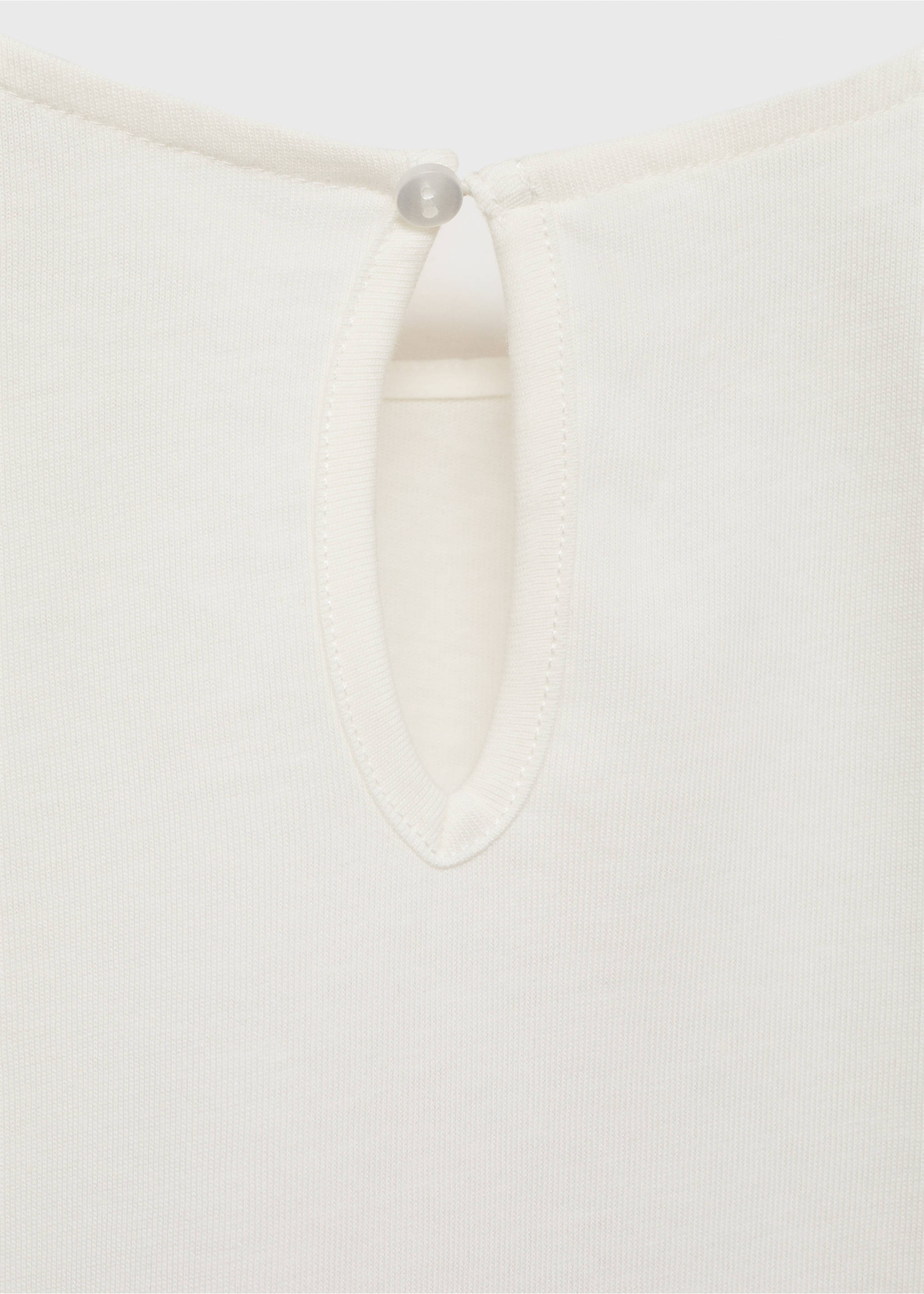 Sequin T-shirt - Details of the article 0, Off White. Ref: 77029235-00.