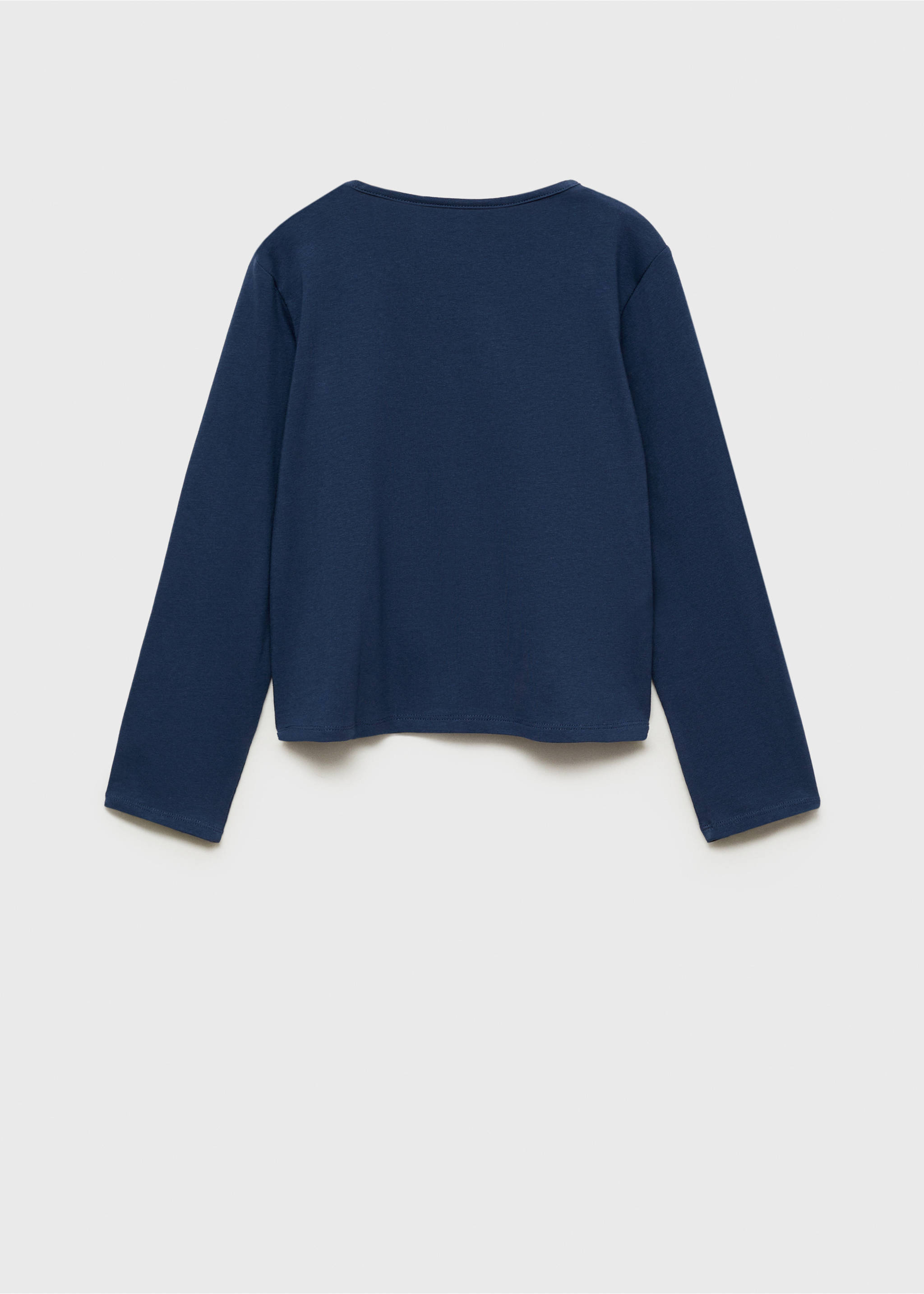 Sequin T-shirt - Reverse of the article, Blue. Ref: 77029236-00.