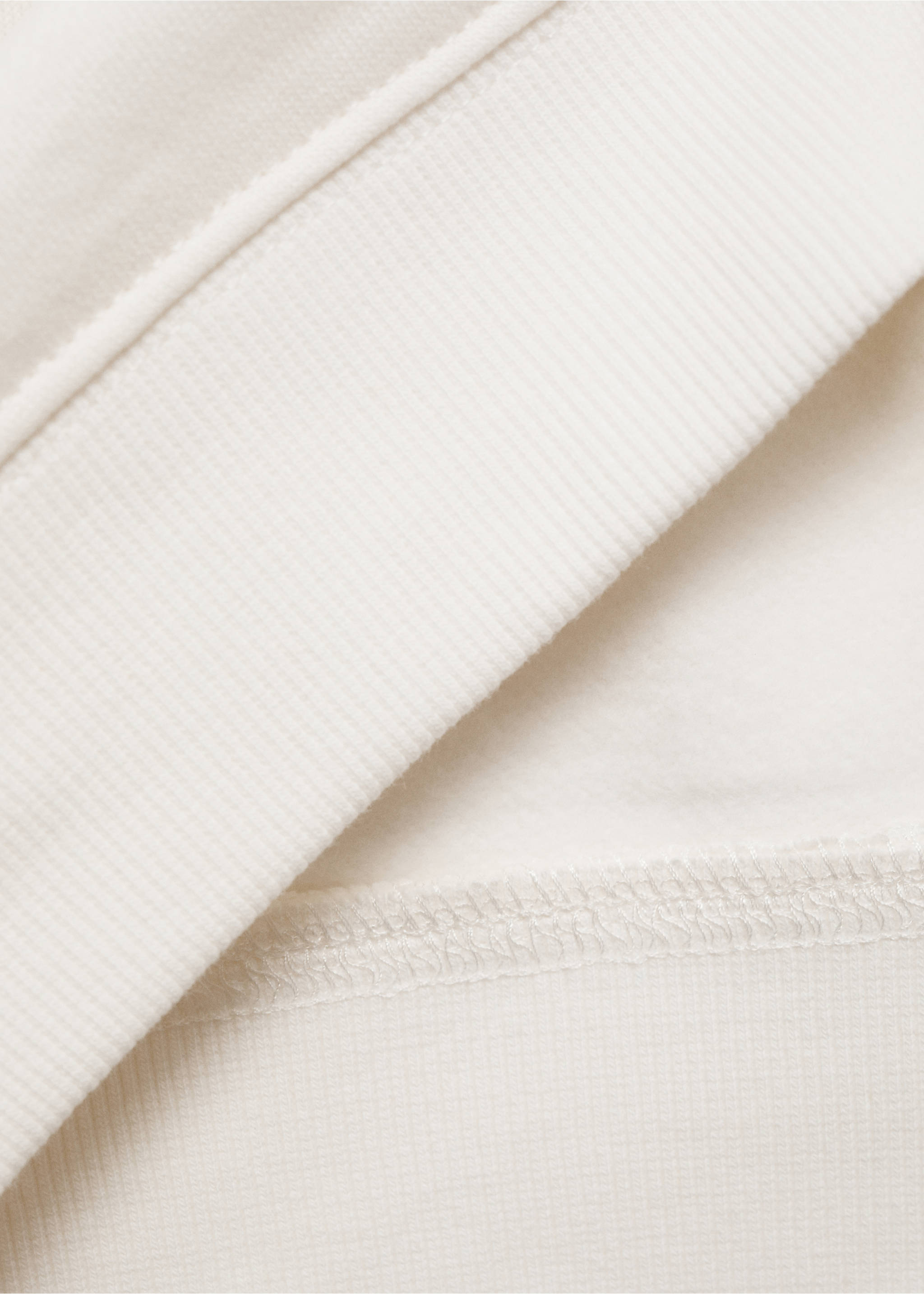 Sequin detail sweatshirt - Details of the article 0, Off White. Ref: 77029238-00.