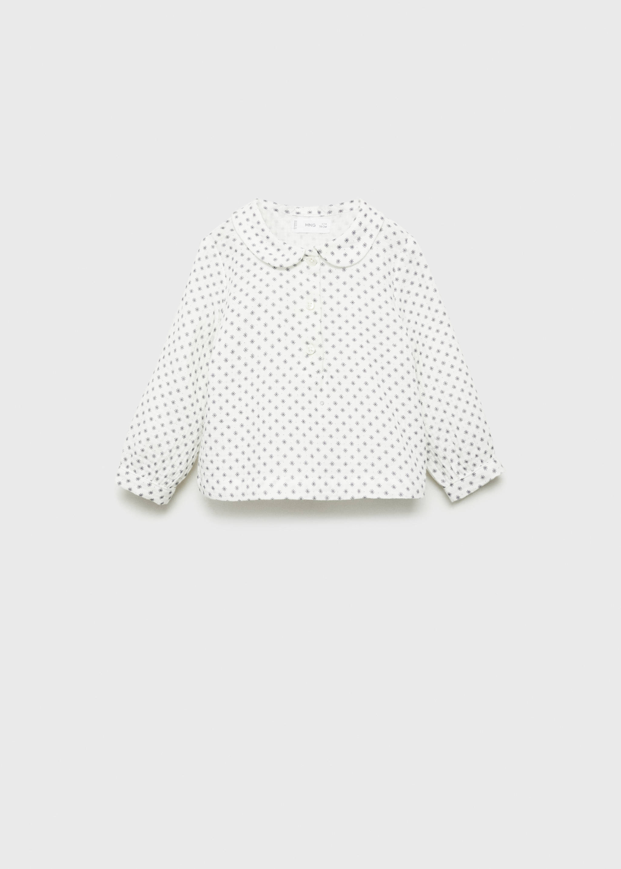 Printed cotton blouse - Article without model