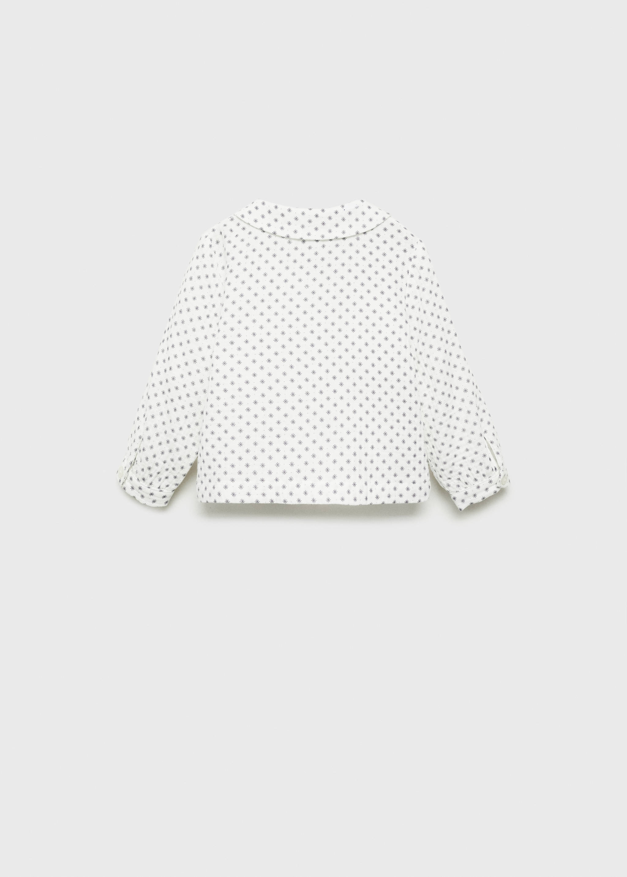 Printed cotton blouse - Reverse of the article