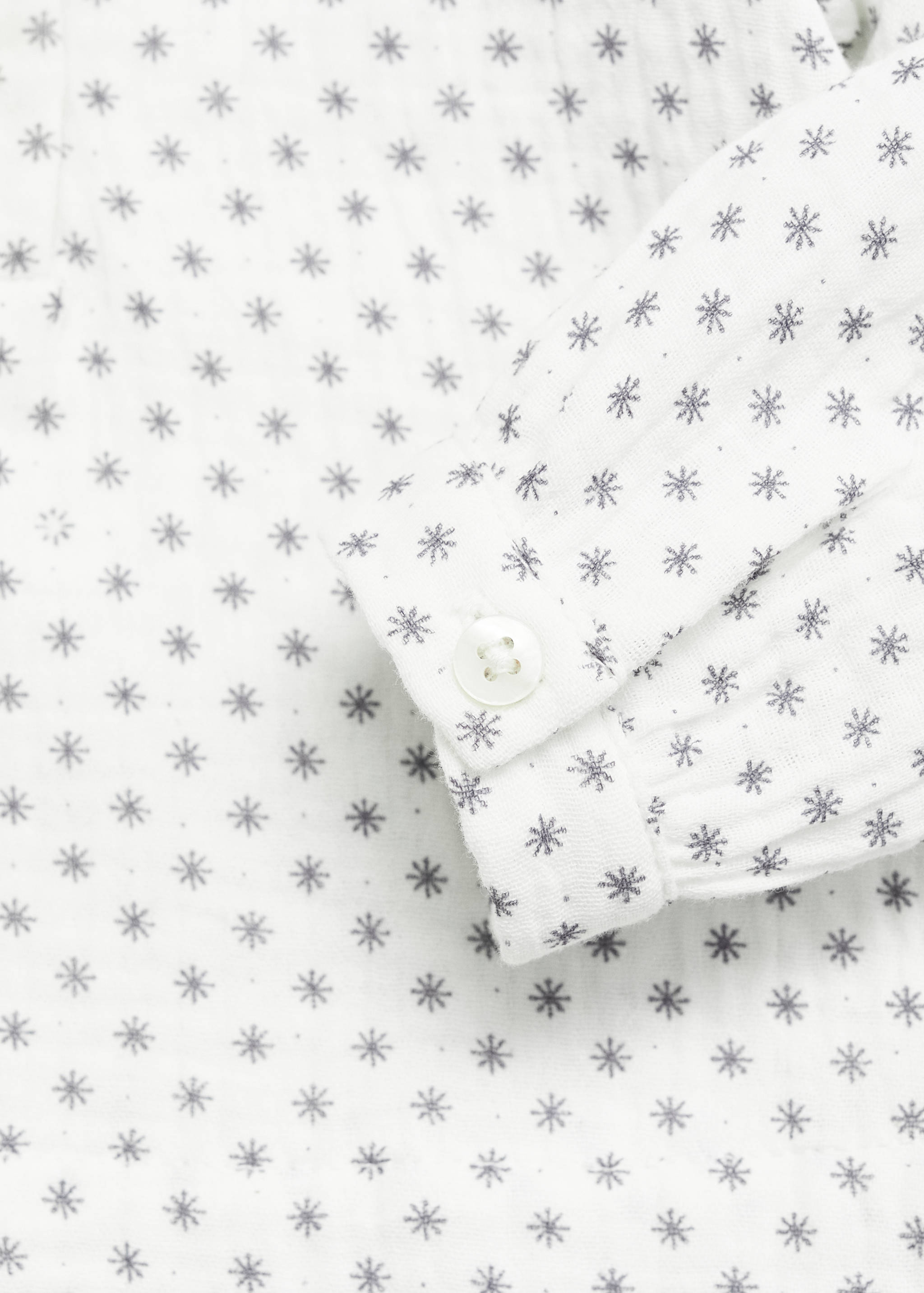 Printed cotton blouse - Details of the article 0