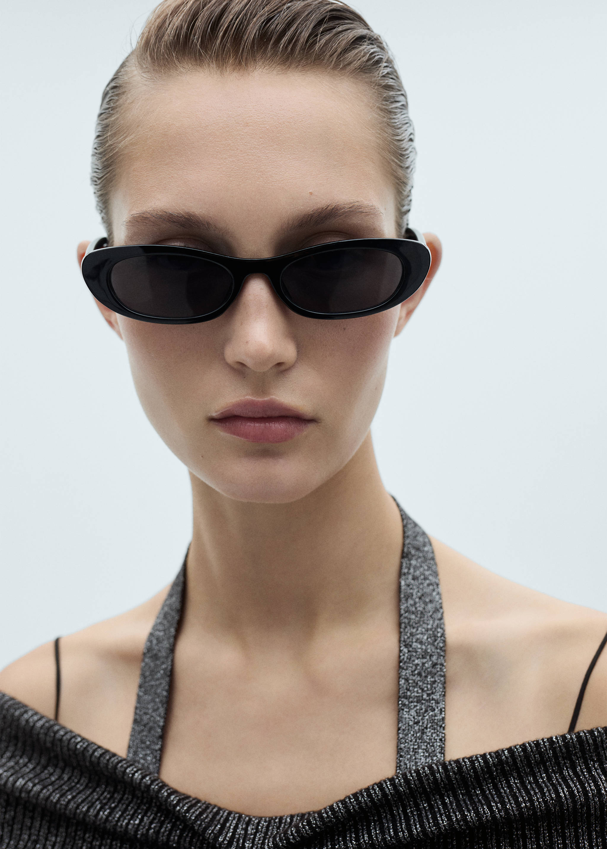 Off-Shoulder-Pullover aus Lurex - Detail des Artikels 1