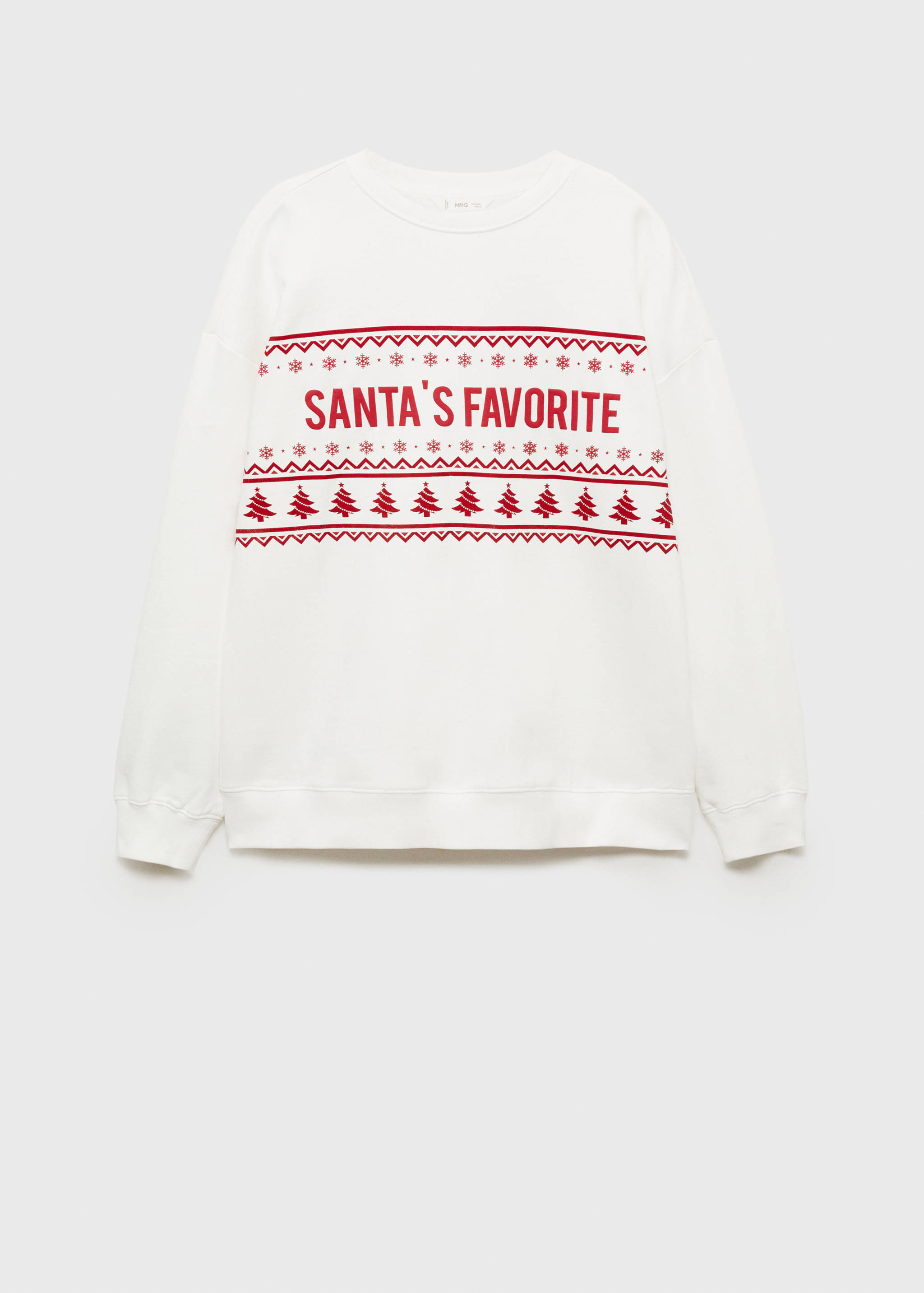 Sweatshirt com estampado de Natal - Artigo sem modelo