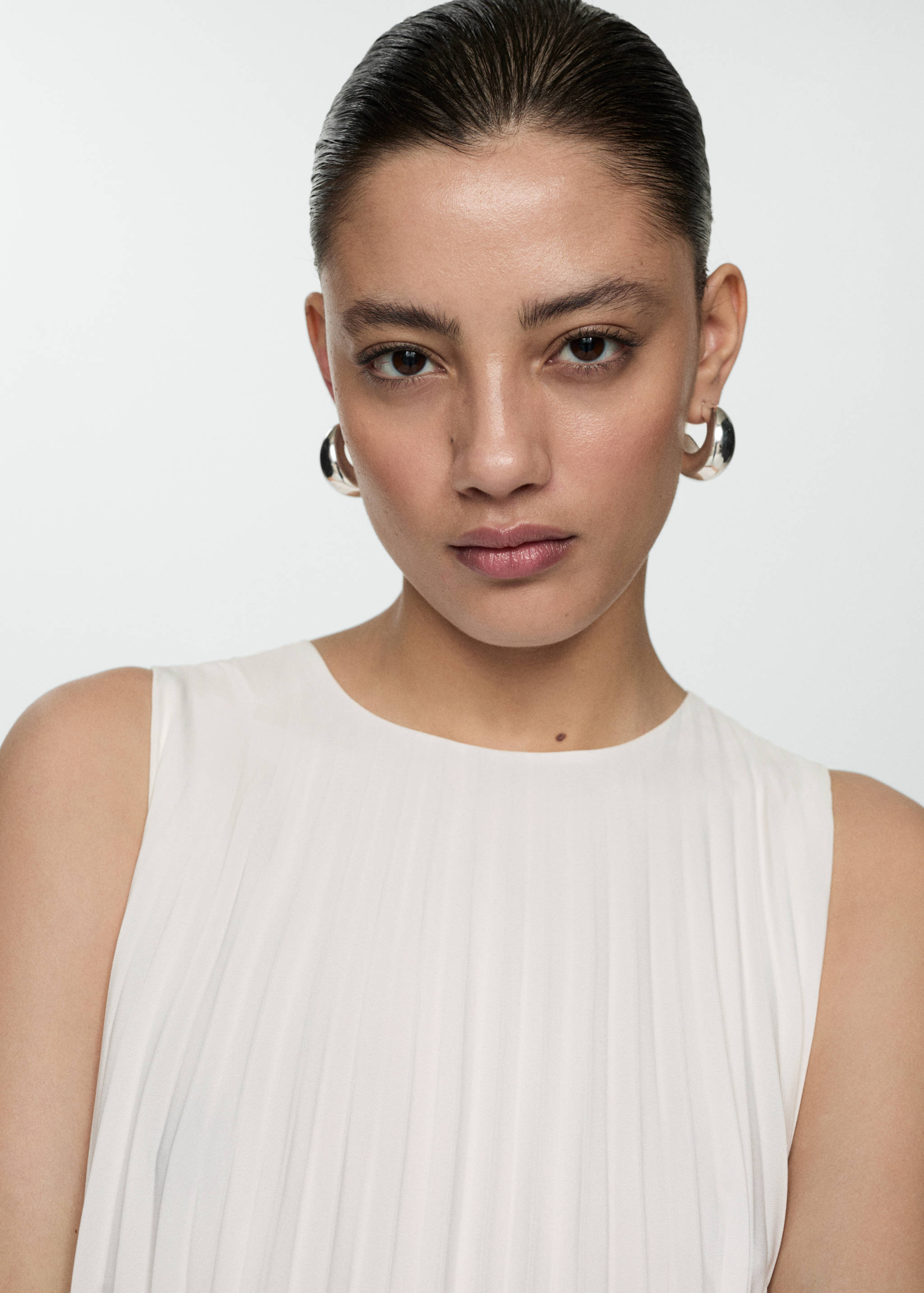 Ausgestelltes Plissée-Kleid - Detail des Artikels 1