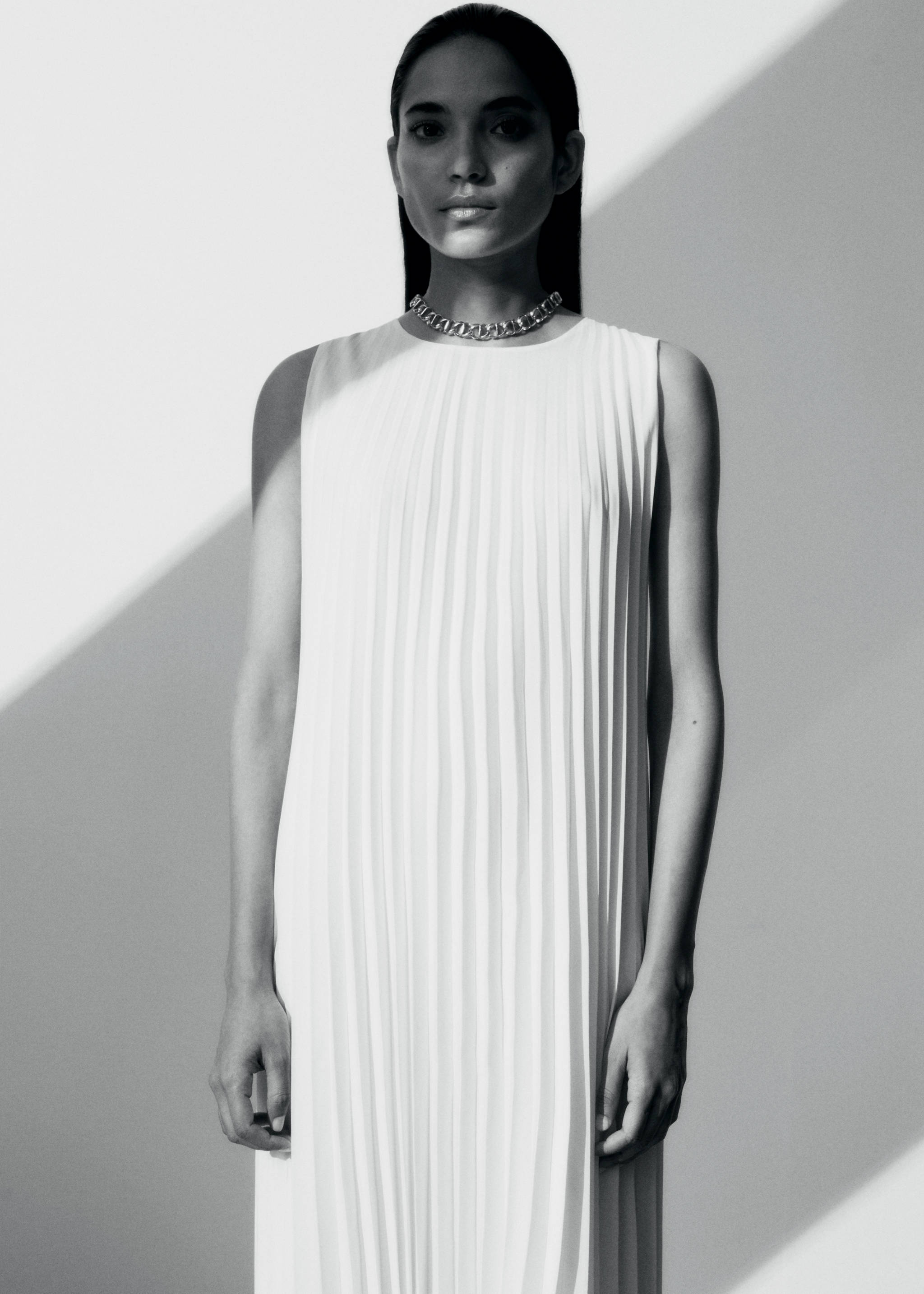 Ausgestelltes Plissée-Kleid - Detail des Artikels 6