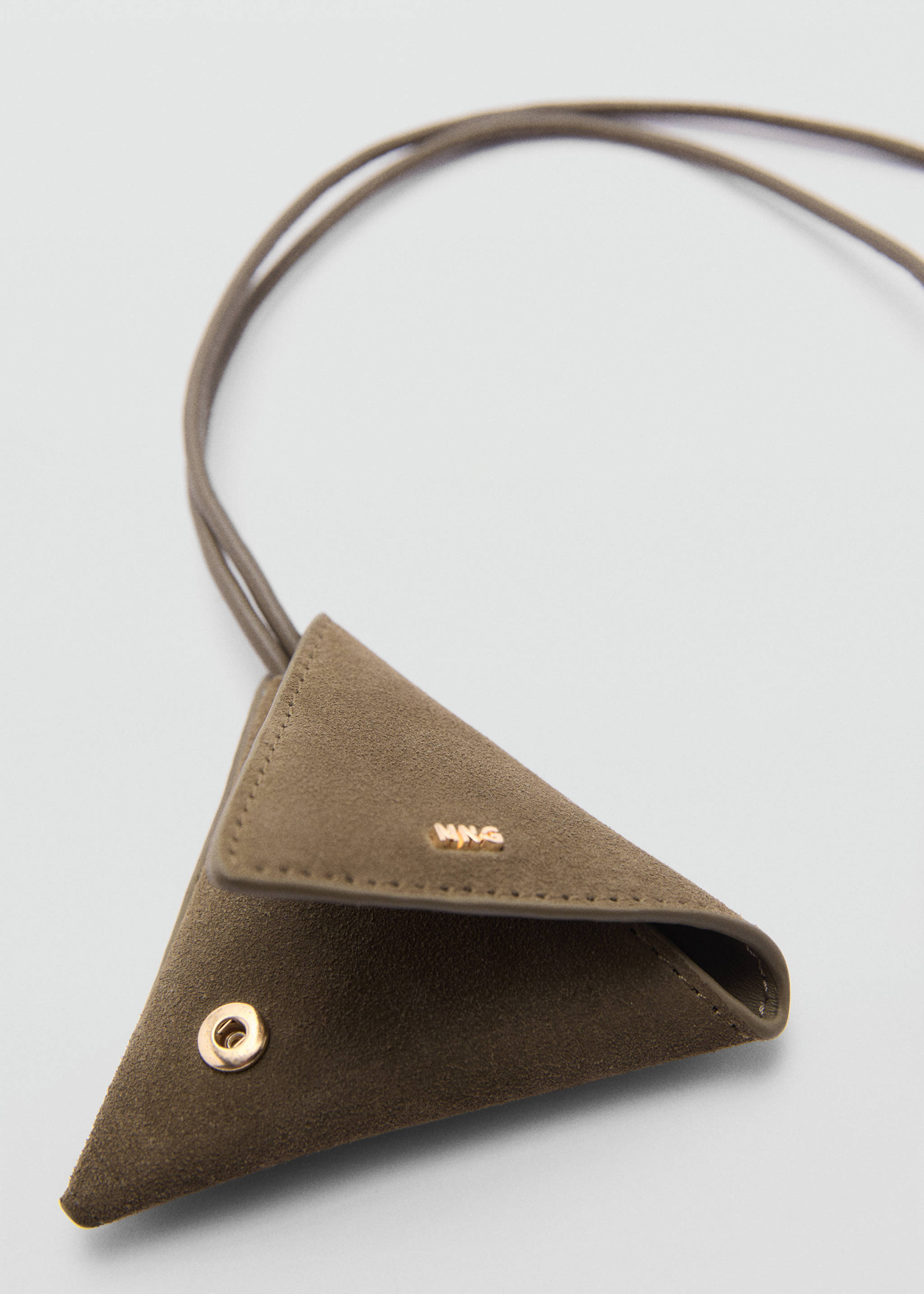 Leather purse - Medium plane