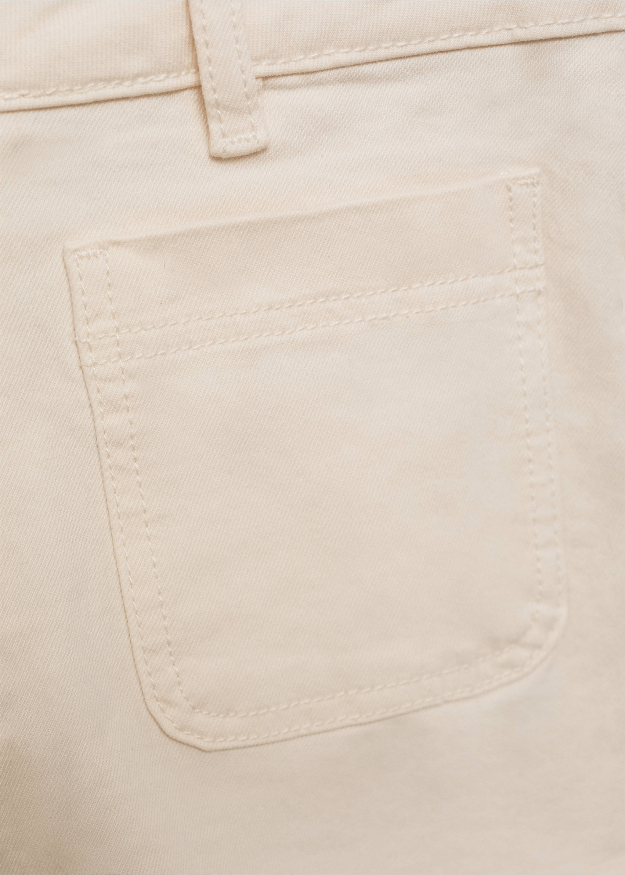 Denim shorts with pockets - Details of the article 0, Off White. Ref: 77030332-00.