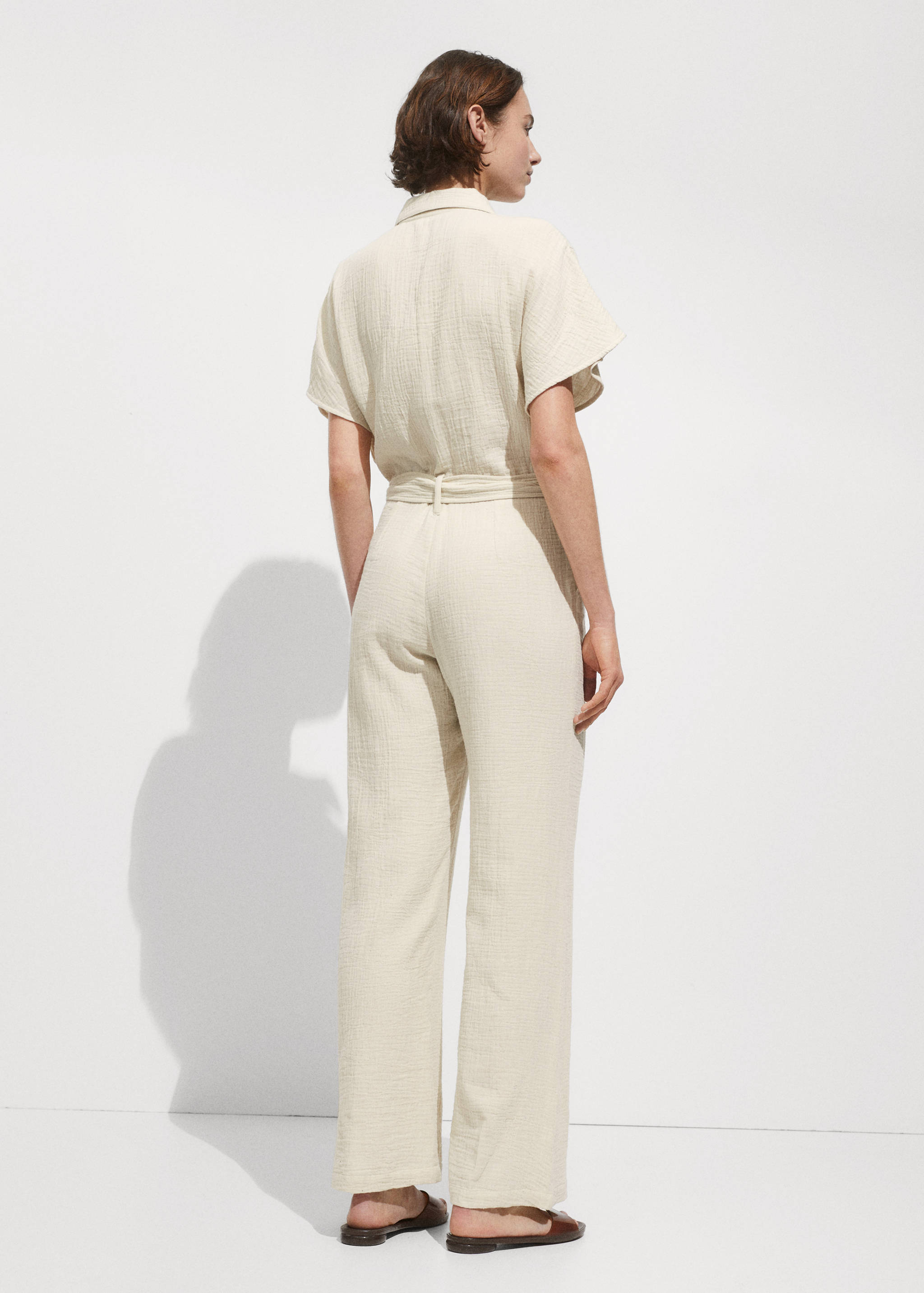 Belt long jumpsuit - Reverse of the article