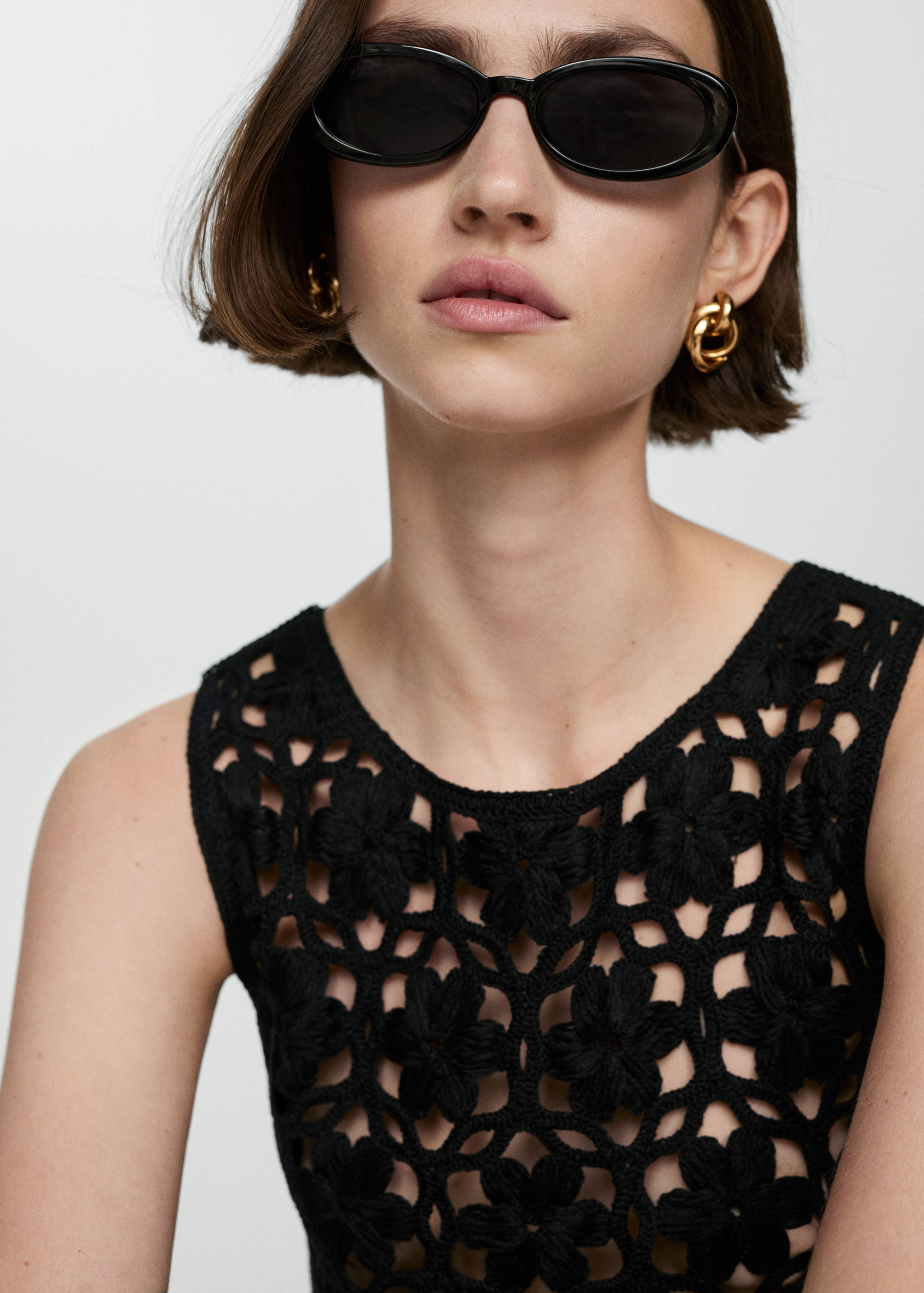 Floral crochet dress - Details of the article 1