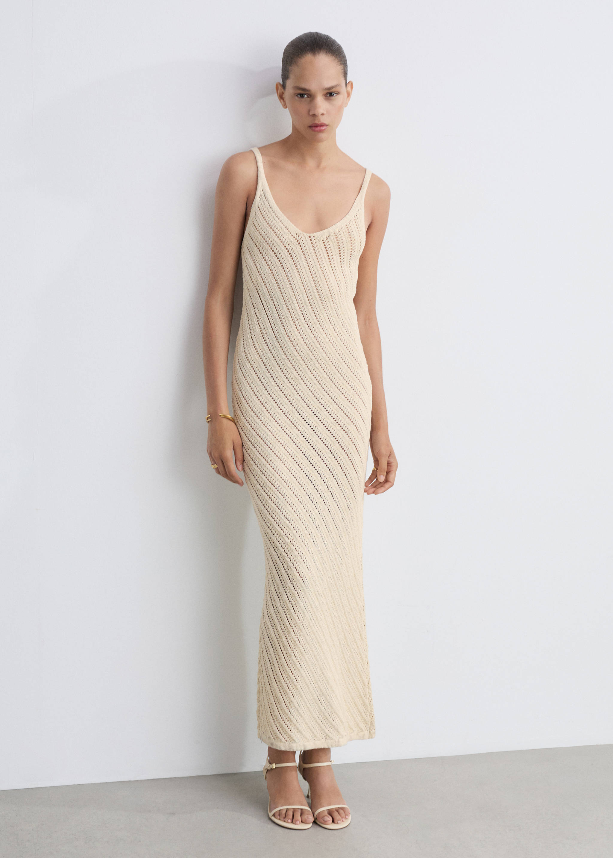 Crochet knitted dress - General plane