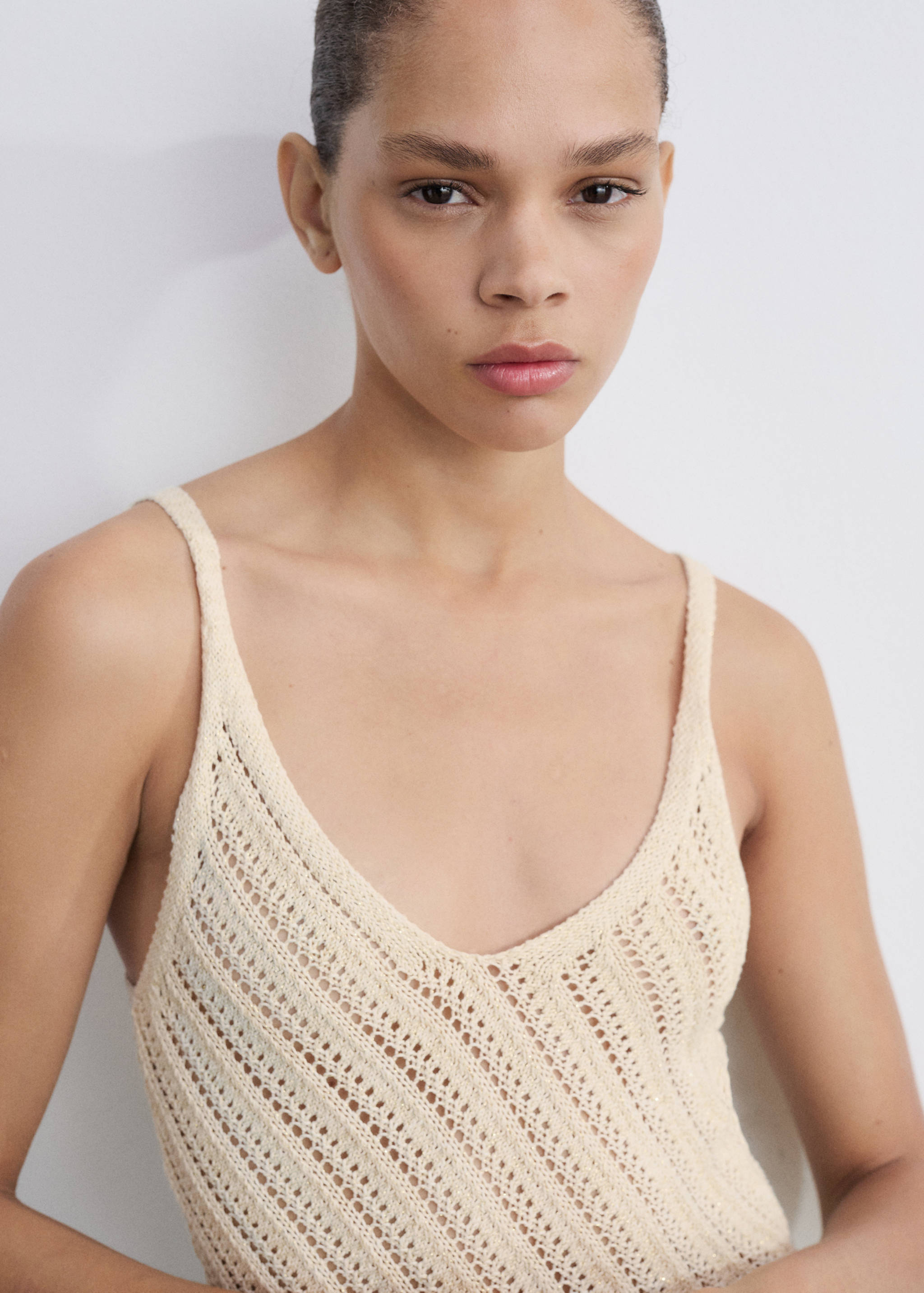 Crochet knitted dress - Details of the article 1