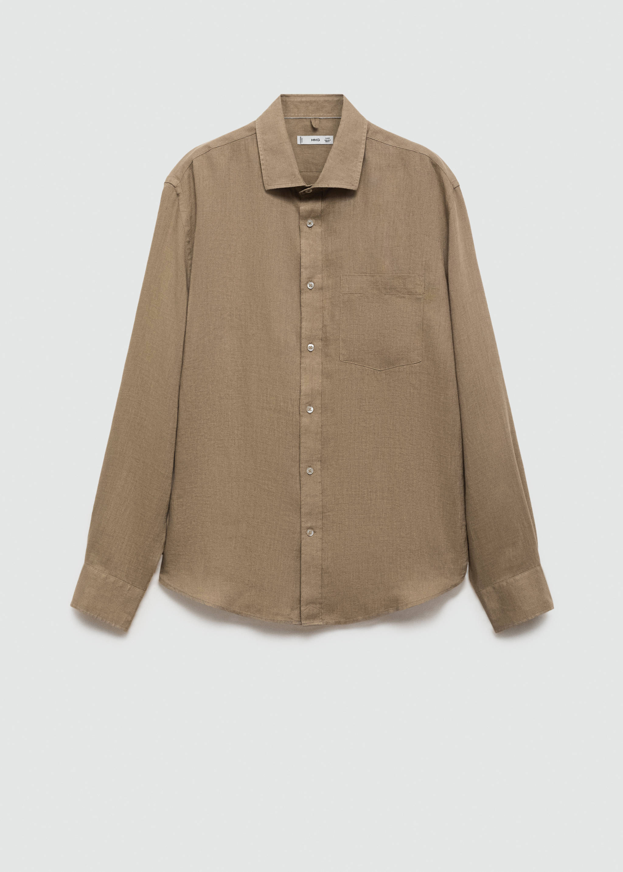 Chemise classic-fit 100 % lin - Article sans modèle
