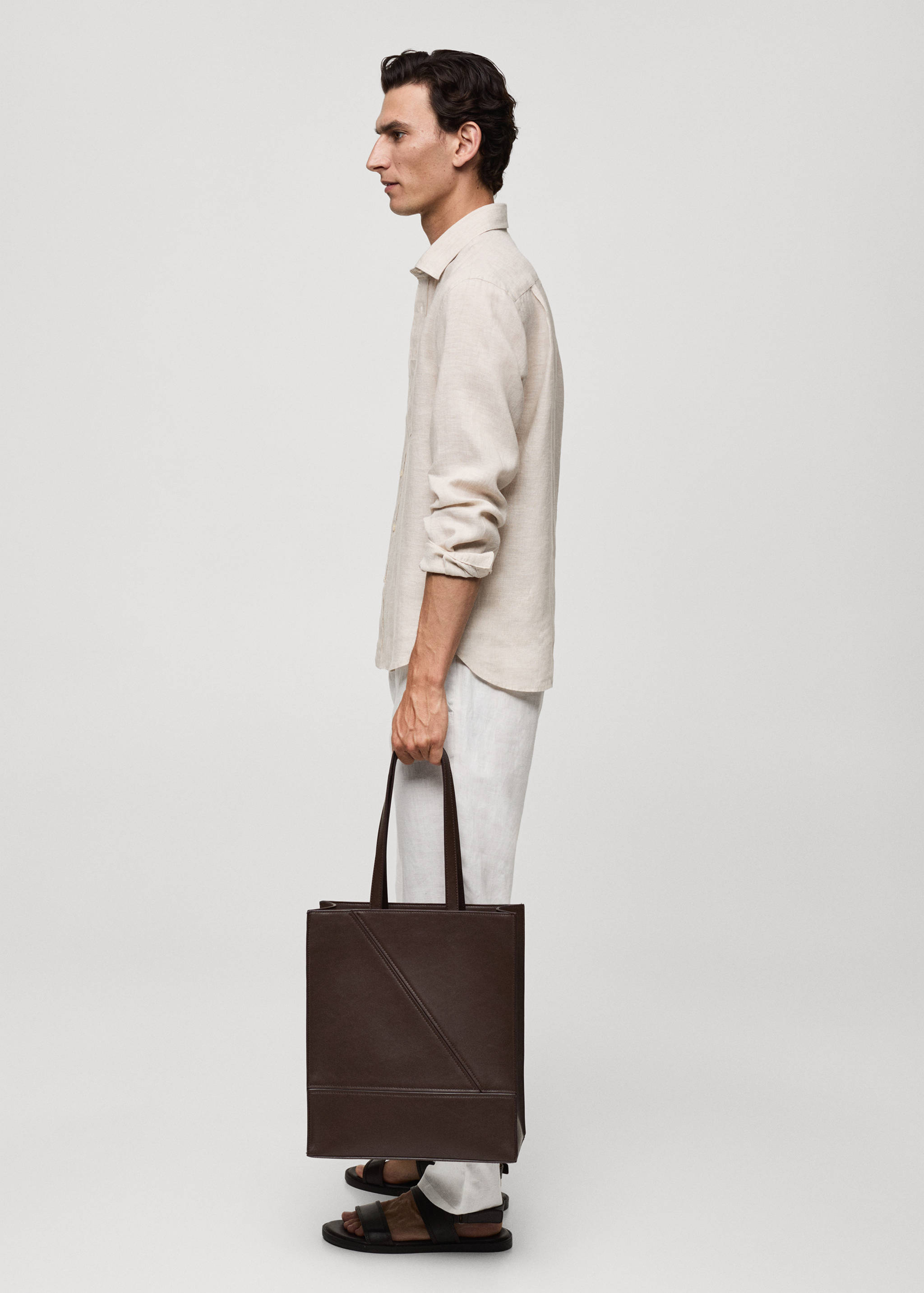 Camisa classic fit 100% lino - Detalle del artículo 2