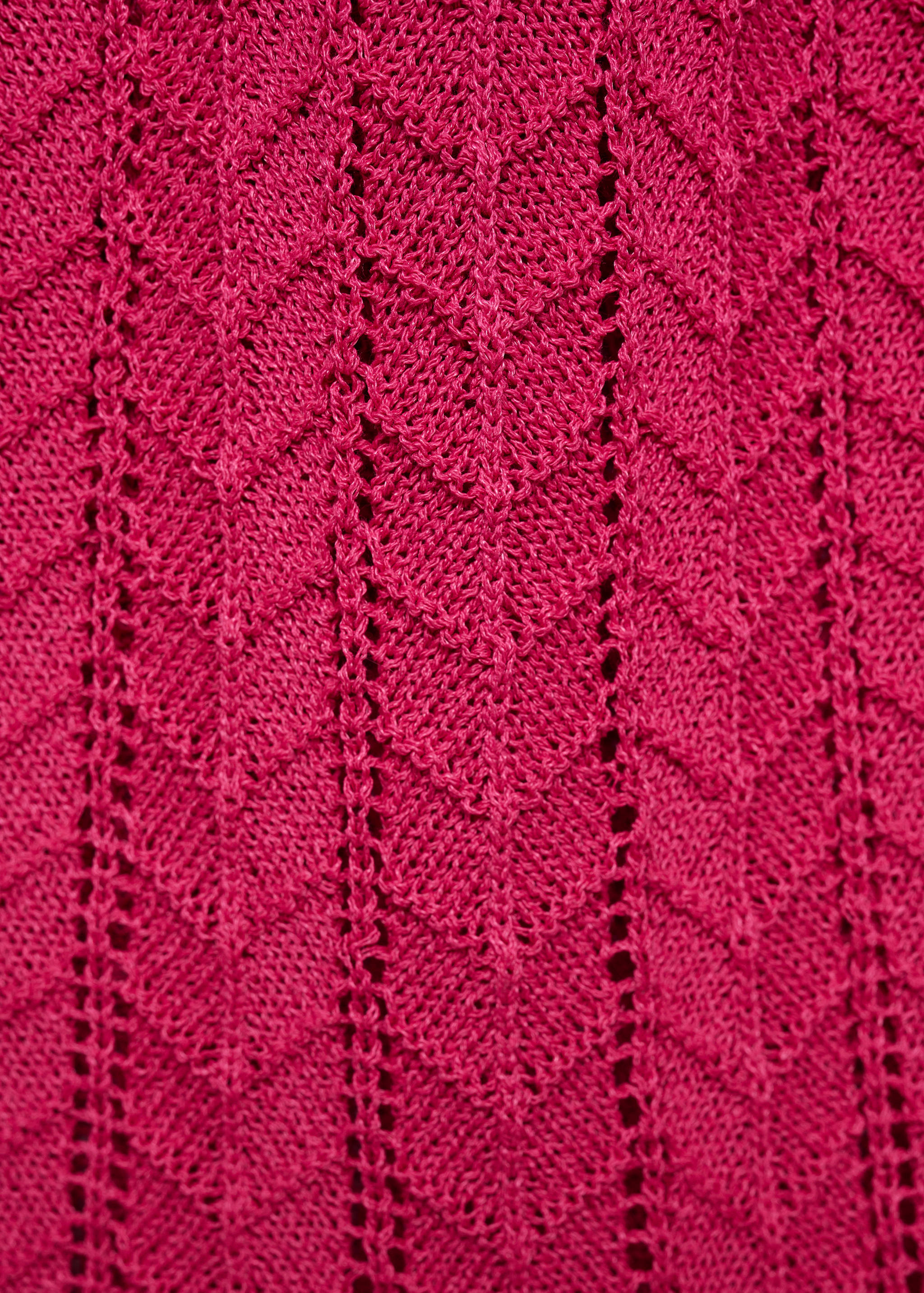 Openwork knitted top with bows - Details of the article 8