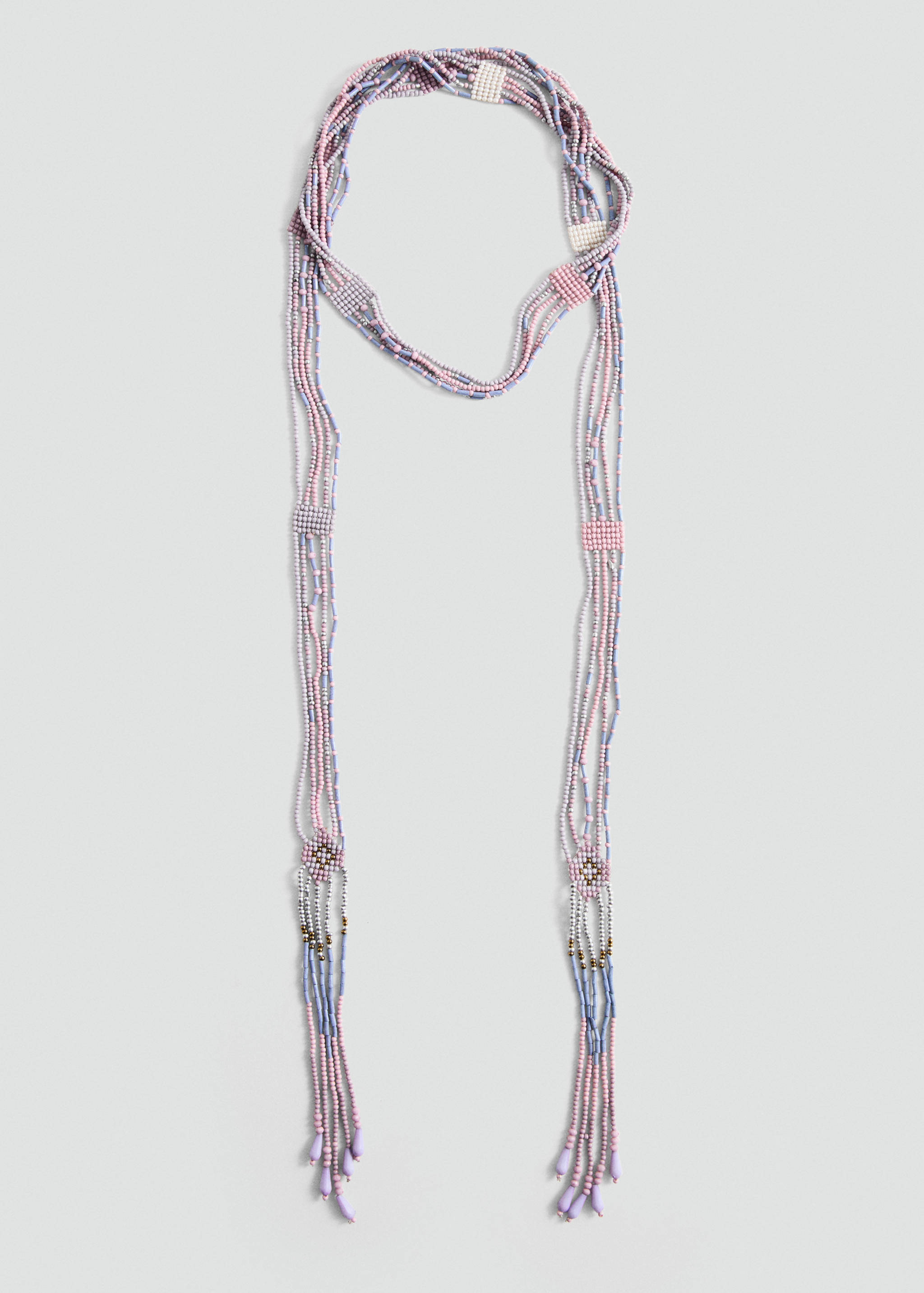 Dobbelt halskjede med perler - Artikkel uten modell