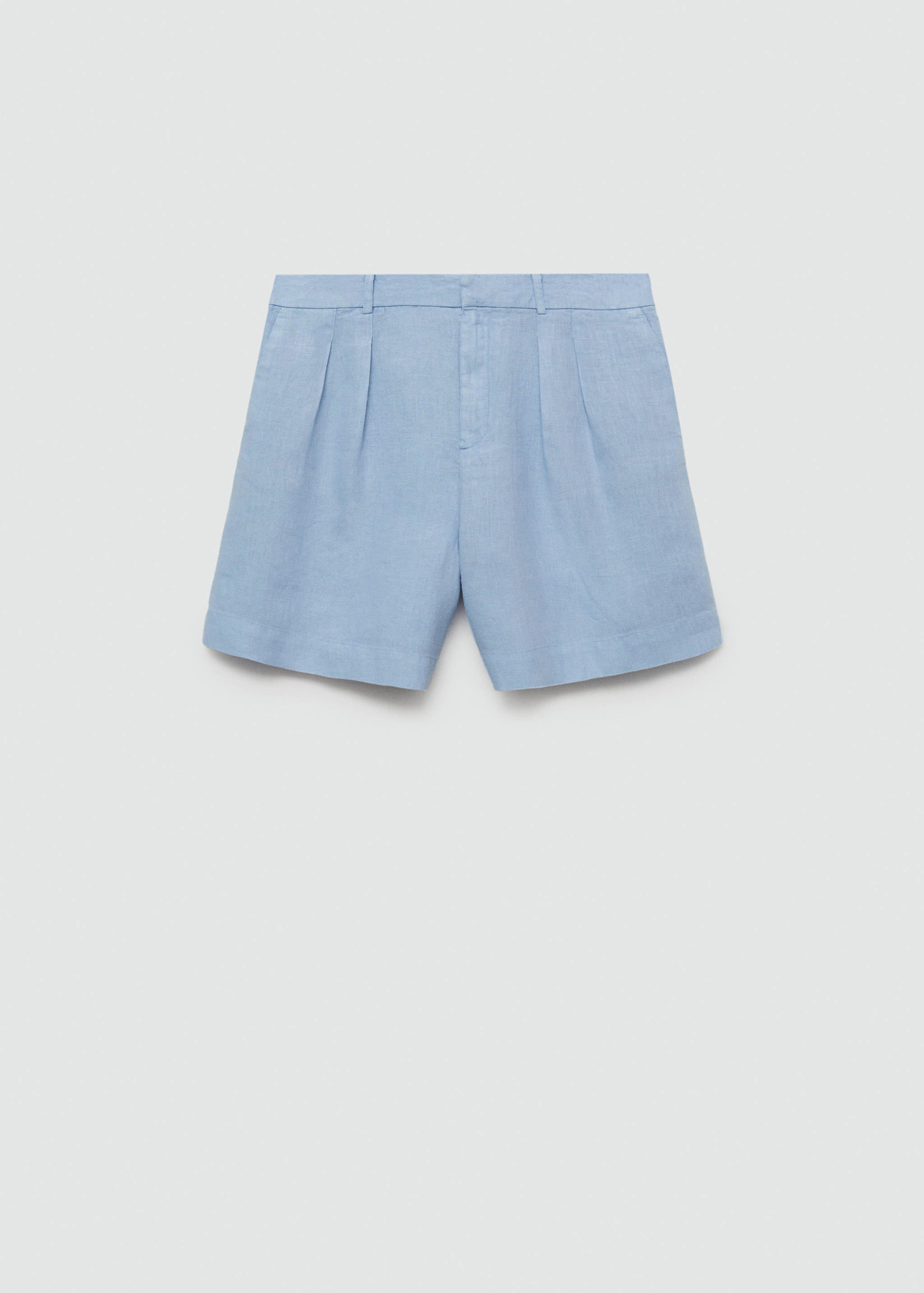 Calções retos de linho - Artigo sem modelo