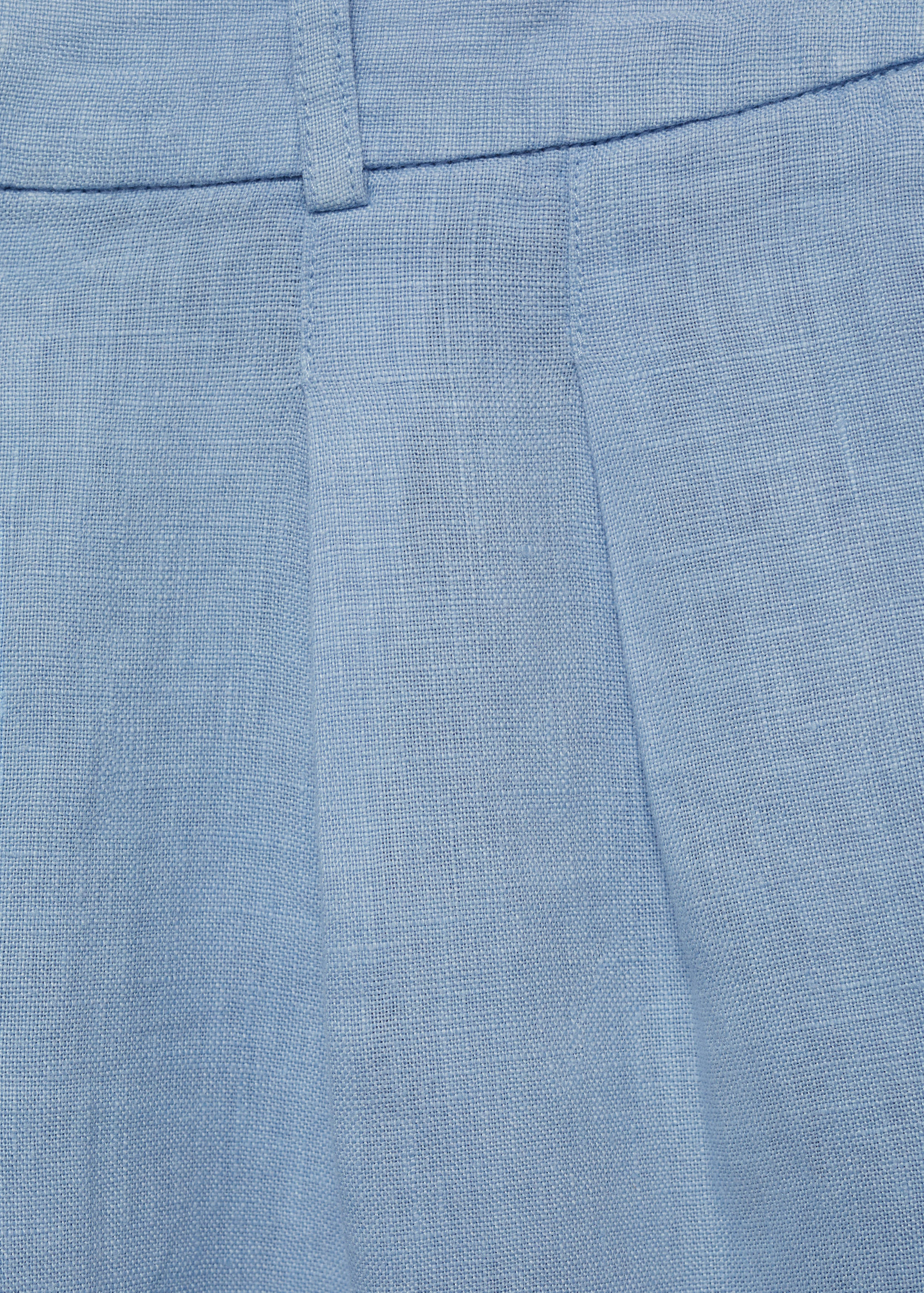 Calções retos de linho - Pormenor do artigo 8