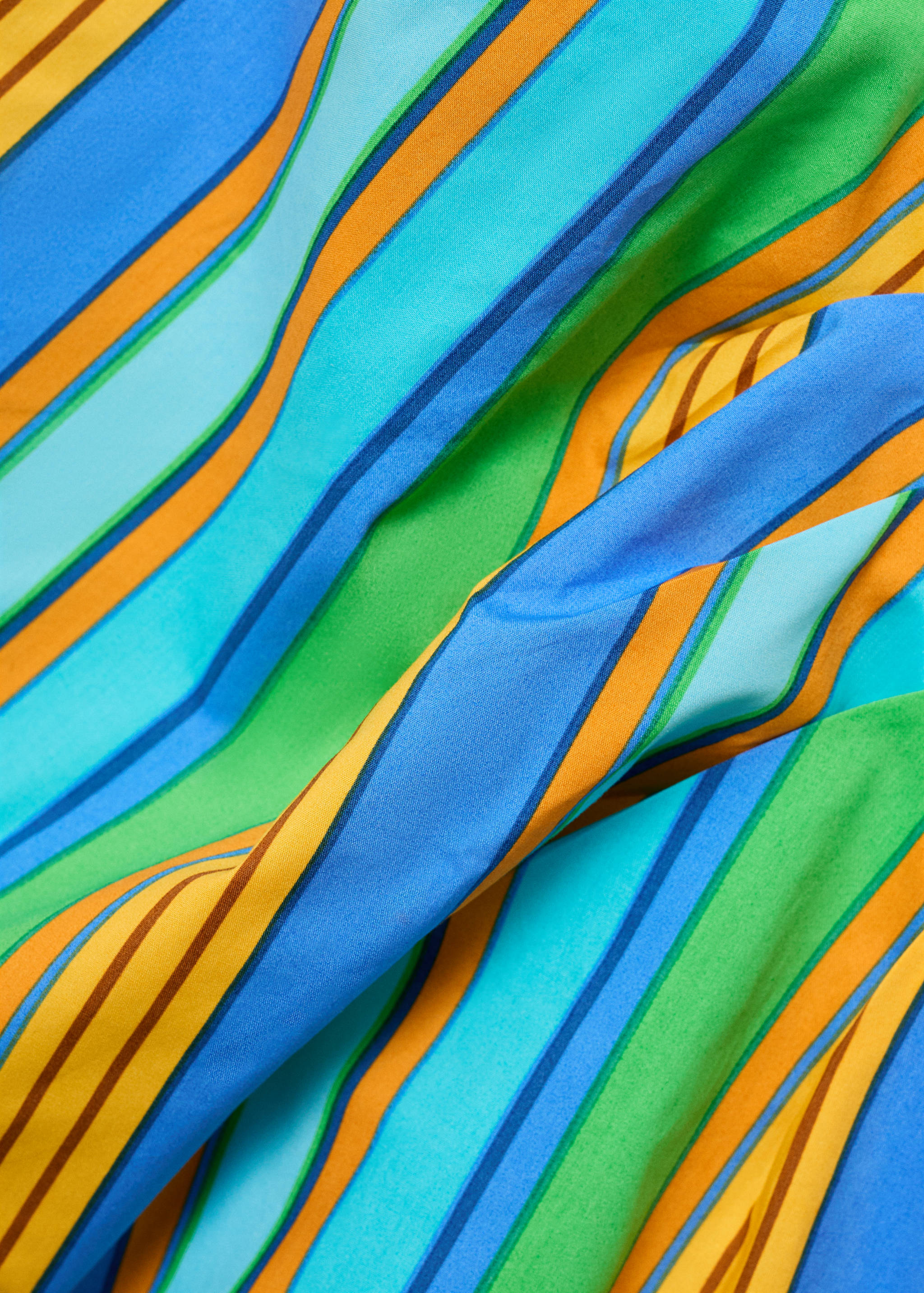 Vestido halter estampado rayas - Detalle del artículo 8