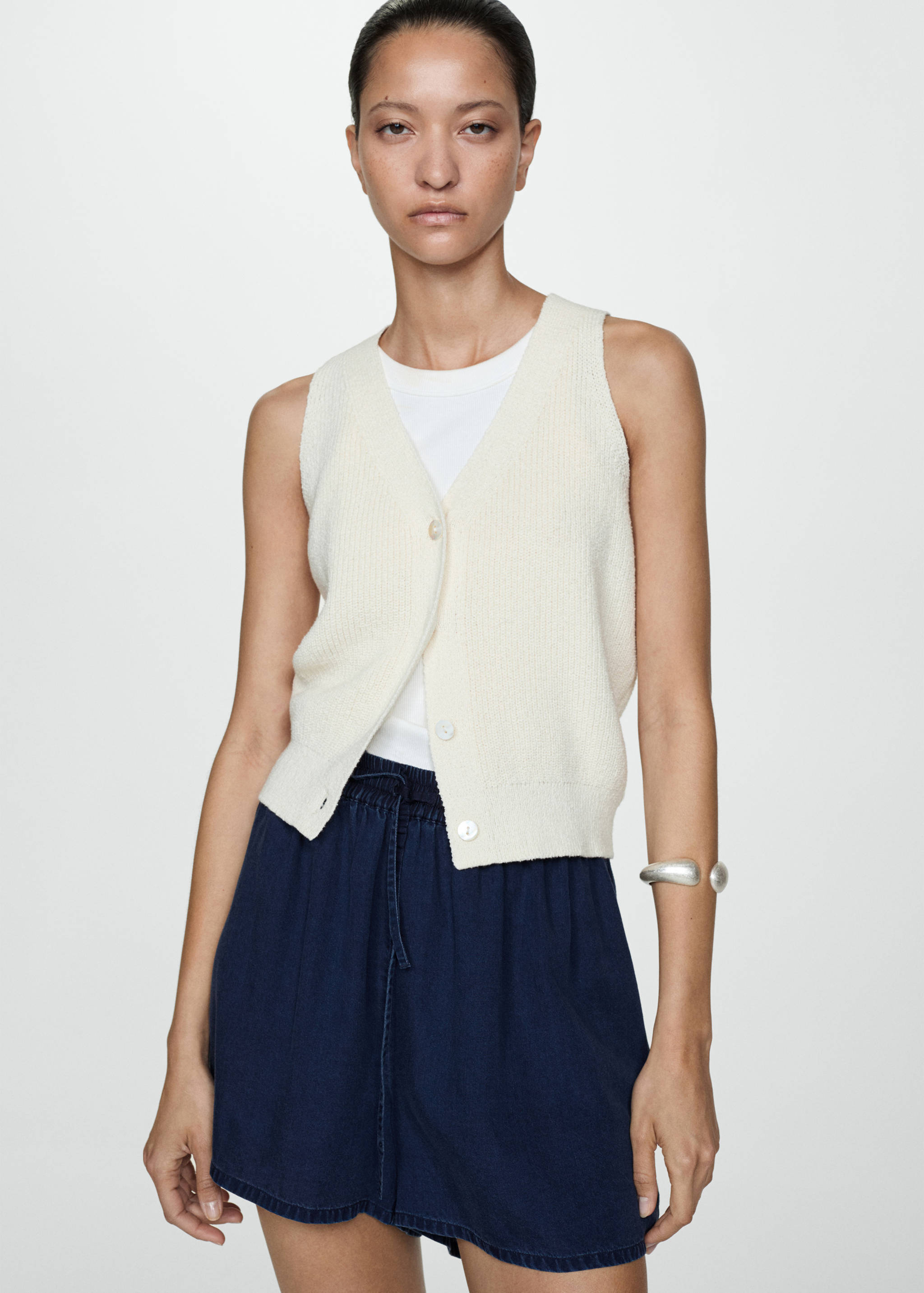 Lyocell-Shorts mit Stretchbund - Detail des Artikels 1