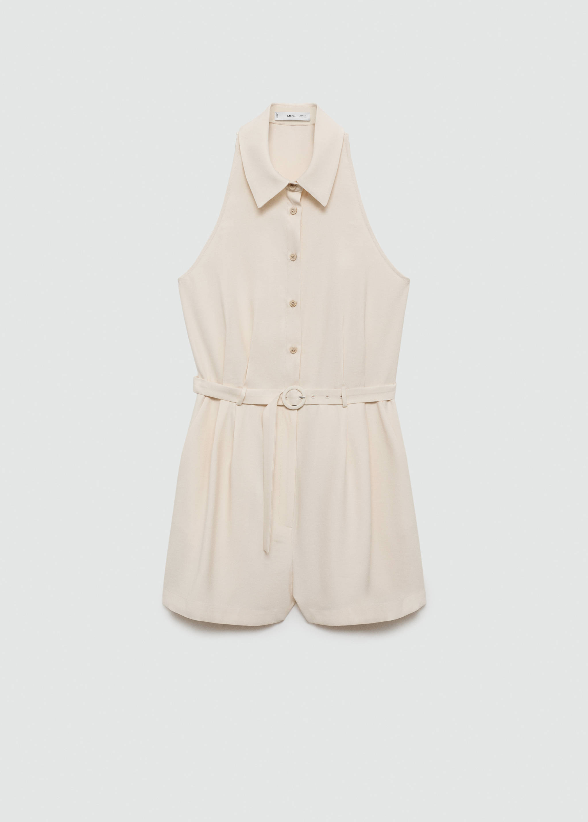 Kombinezon z krótkimi nogawkami i paskiem - Artykuł bez modela/modelki